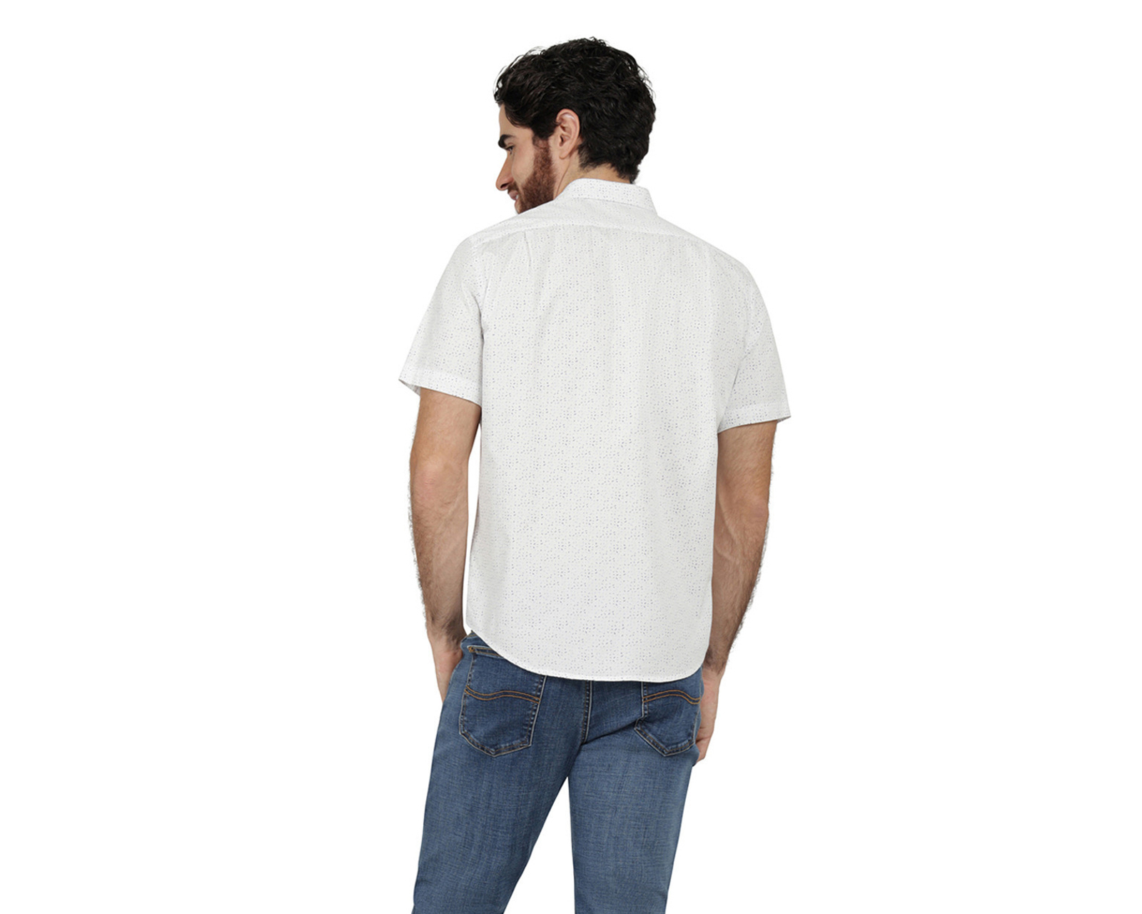 Foto 4 pulgar | Foto 3 | Camisa Casual de Algodón Lee Slim Fit Estampada para Hombre