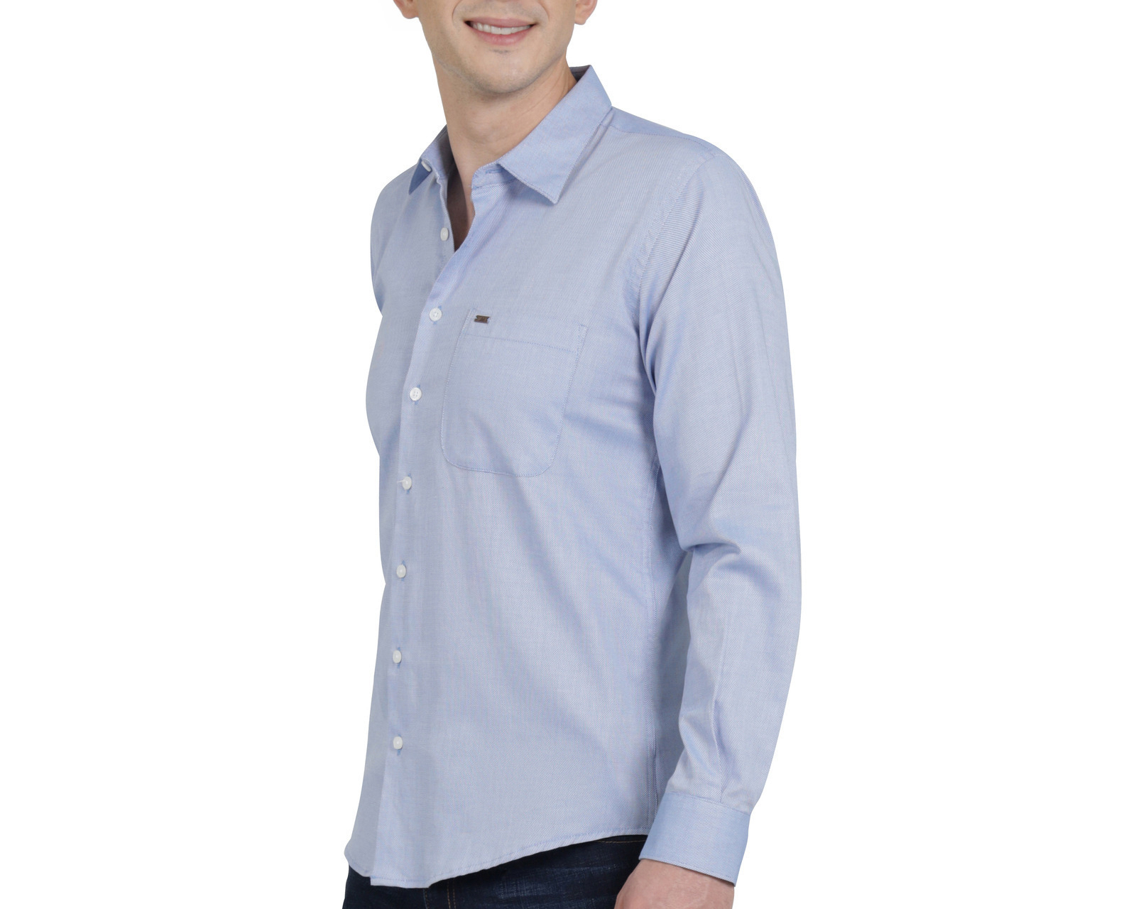 Foto 4 | Foto 4 | Camisa Casual de Algodón Lee Slim Fit Lisa para Hombre