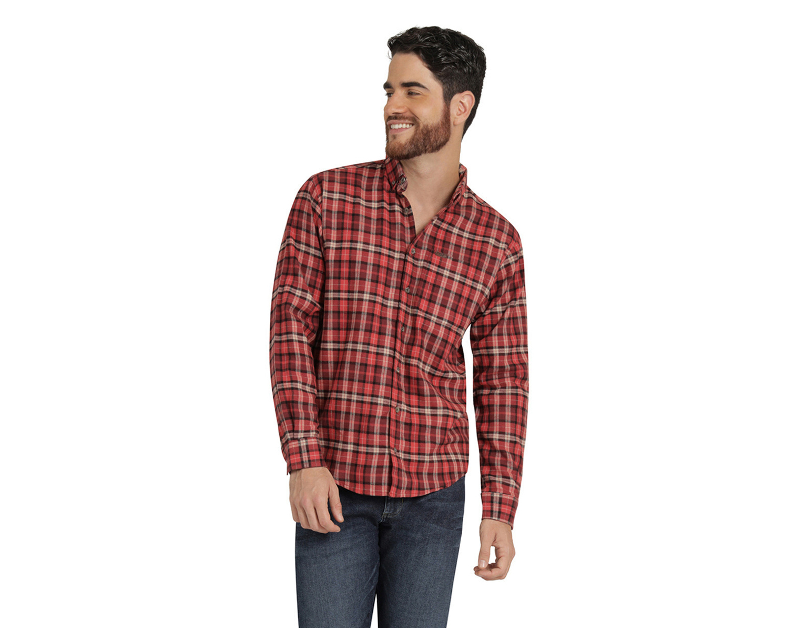 Camisa Casual de Algodón Lee Classic Fit a Cuadros para Hombre