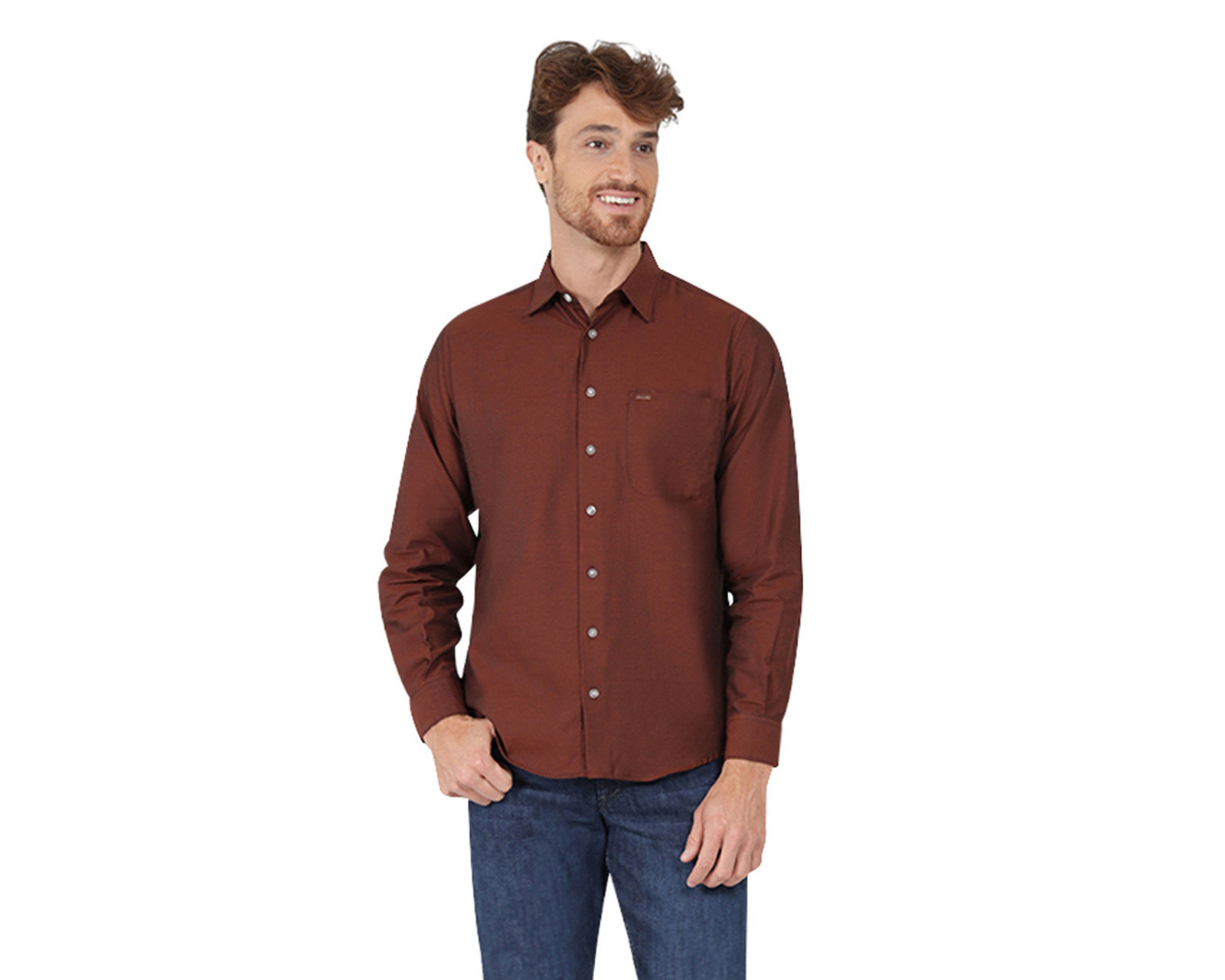 Foto 1 | Foto 1 | Camisa Casual de Algodón Lee Slim Fit Lisa para Hombre