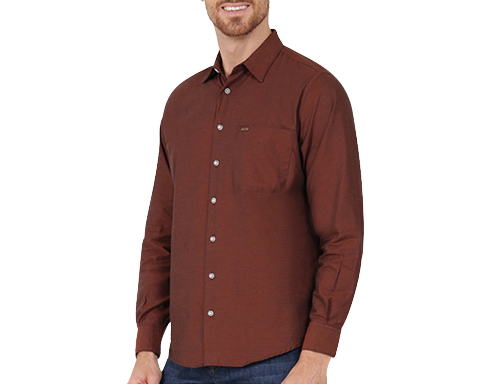 Foto 4 | Foto 4 | Camisa Casual de Algodón Lee Slim Fit Lisa para Hombre