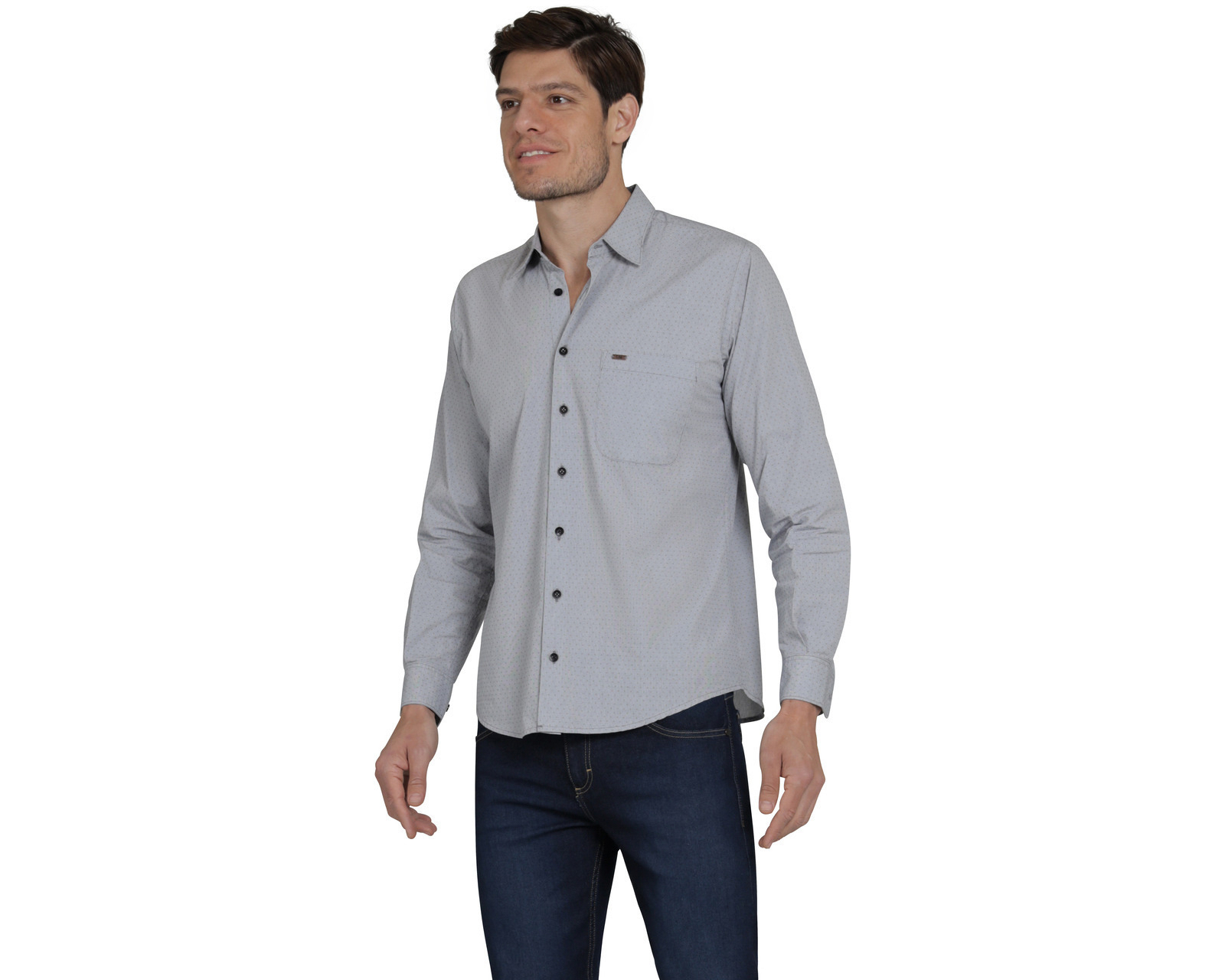 Foto 4 | Foto 4 | Camisa Casual de Algodón Lee Slim Fit de Puntos para Hombre