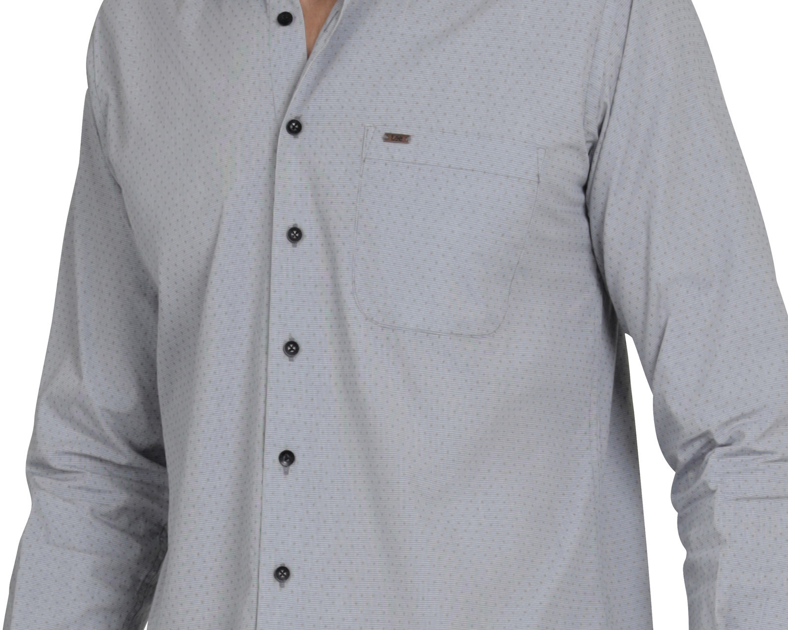 Foto 5 | Foto 5 | Camisa Casual de Algodón Lee Slim Fit de Puntos para Hombre