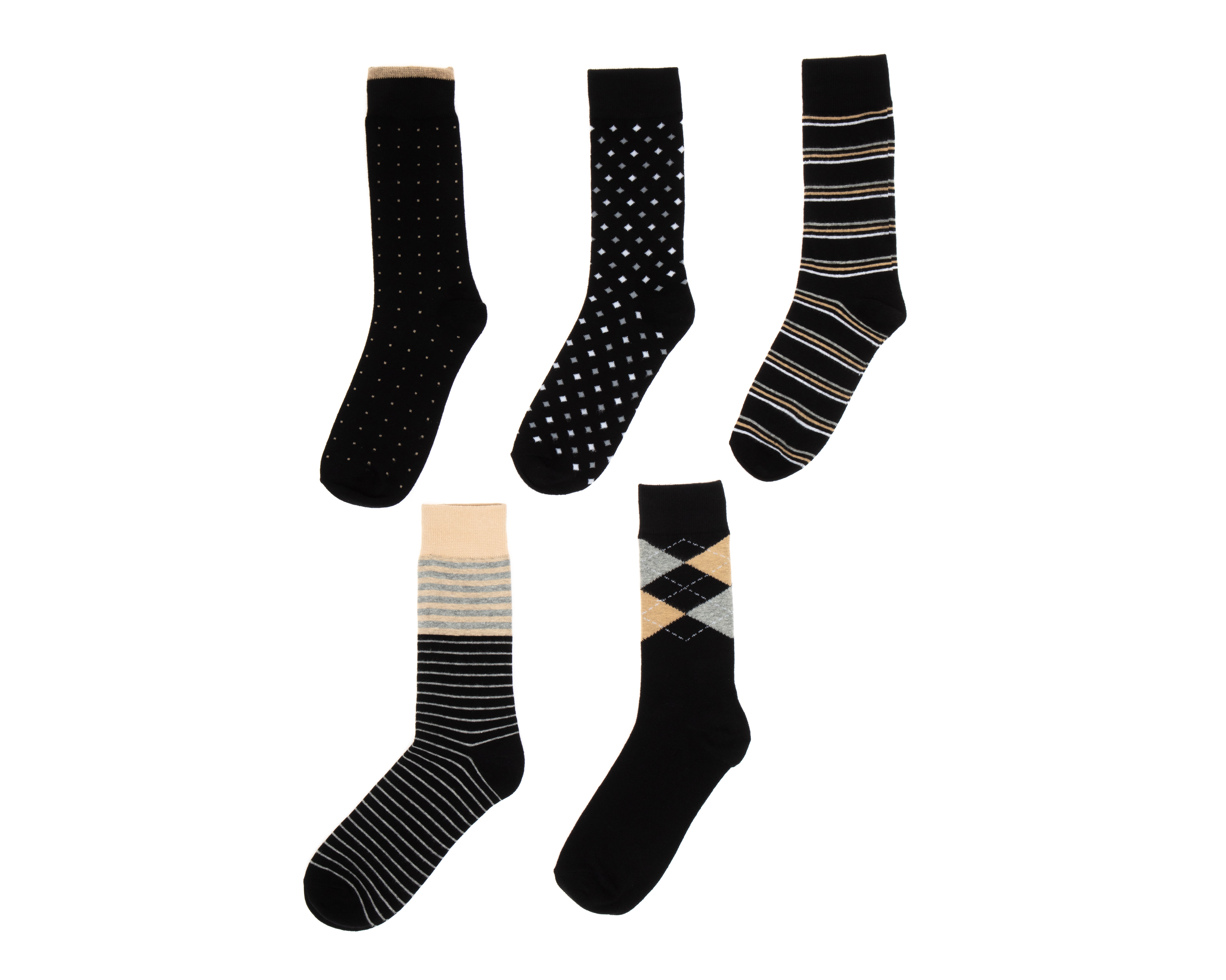 Foto 1 | Foto 1 | Calcetas Tobilleras Wall Street para Hombre 5 Pares