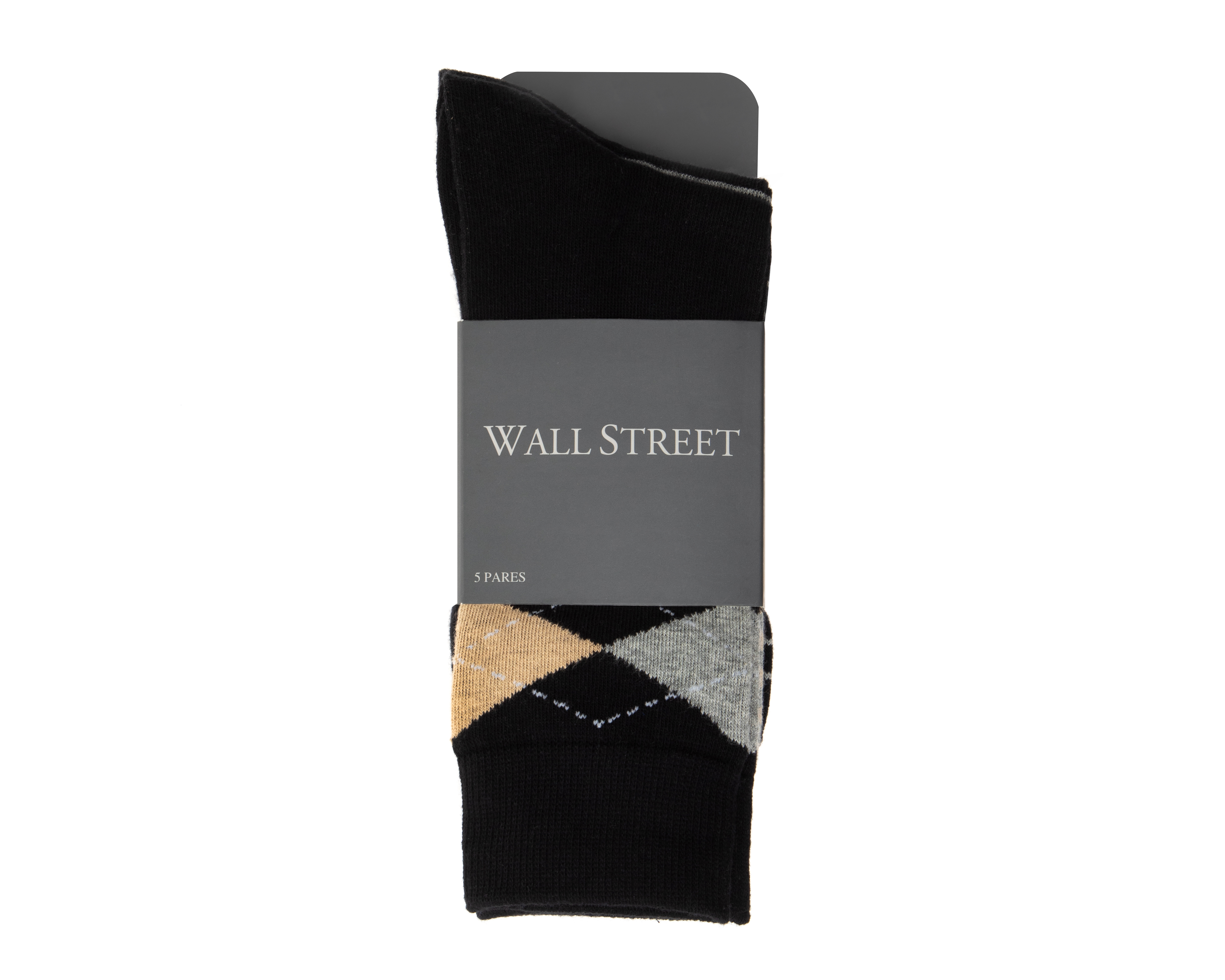 Foto 3 | Foto 3 | Calcetas Tobilleras Wall Street para Hombre 5 Pares