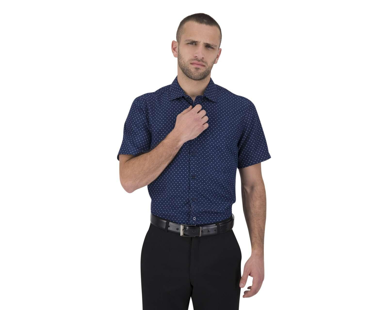 Foto 2 pulgar | Foto 1 | Camisa Casual Lucky Star con Miniprint