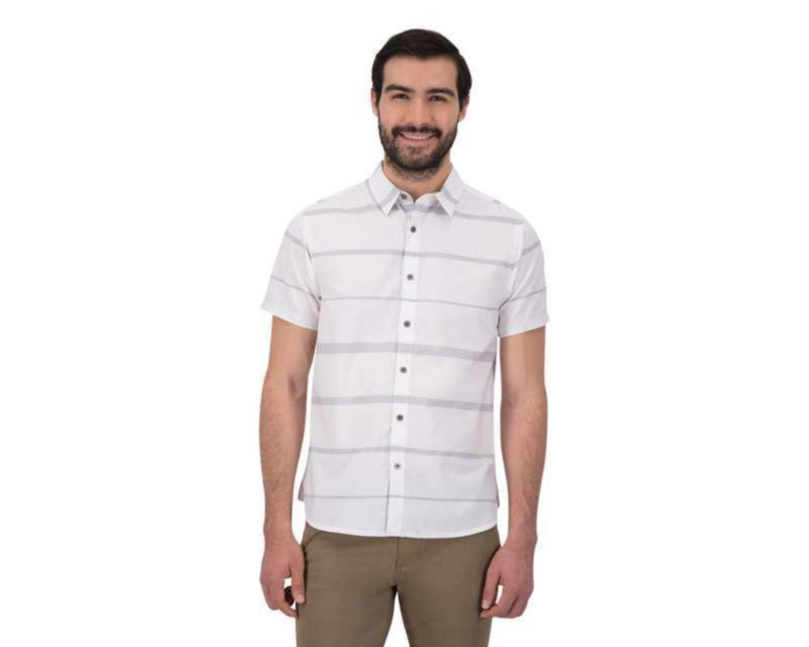 Camisa Casual Porto Sur Classic Fit a Rayas