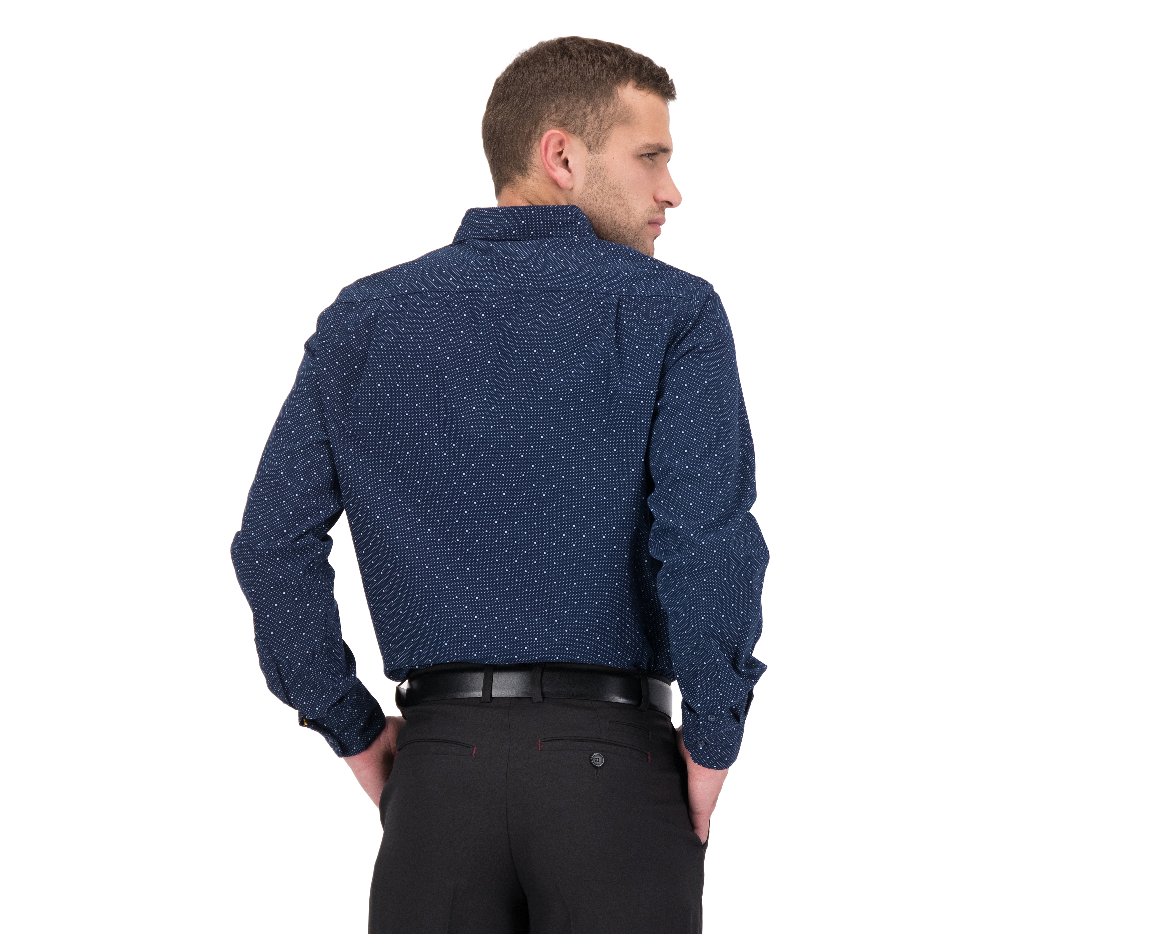 Foto 2 | Foto 2 | Camisa Casual Wall Street Slim Fit con Miniprint