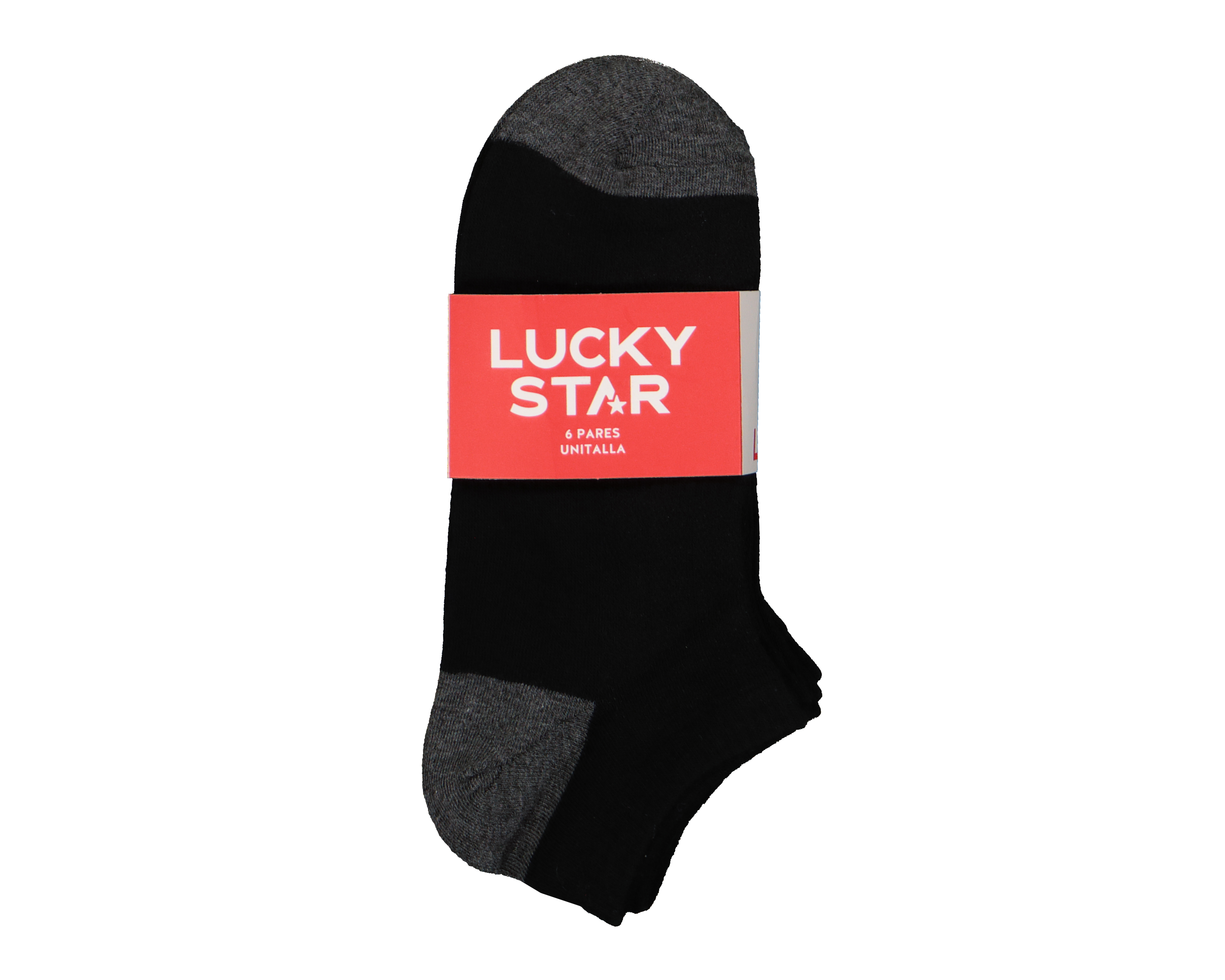 Foto 4 pulgar | Foto 3 | Calcetas Deportivas Tines Lucky Star para Hombre 6 Pares