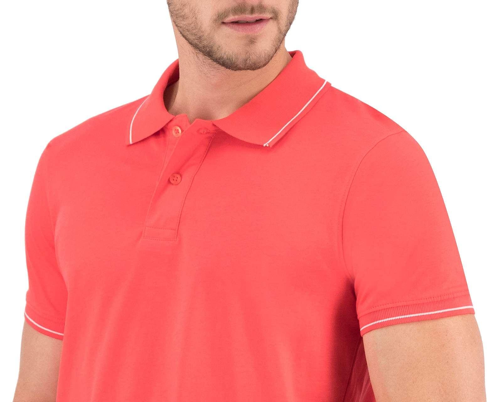 Foto 3 | Foto 3 | Playera Polo Refill Anaranjada para Hombre