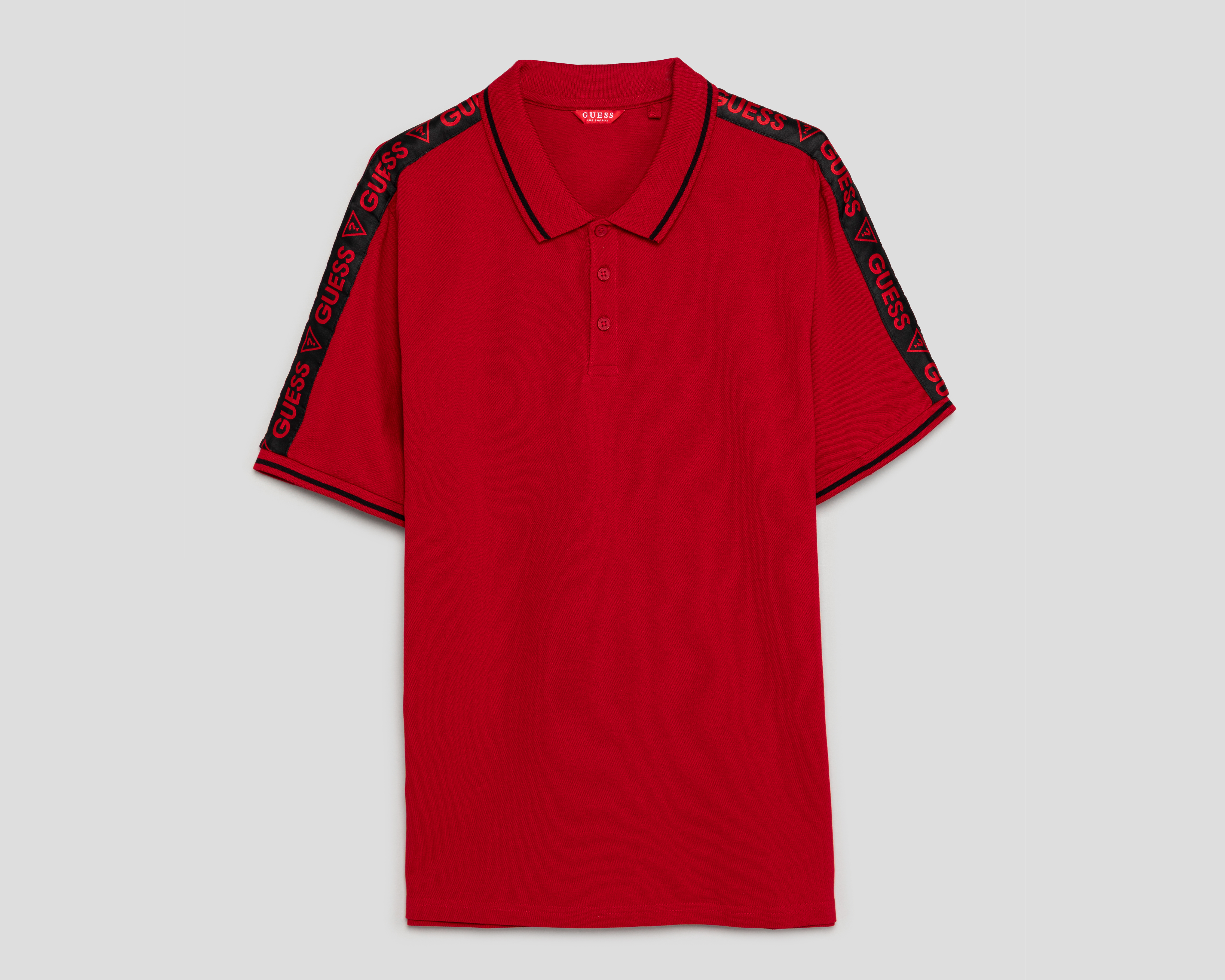 Foto 1 | Foto 1 | Playera Polo Guess Roja para Hombre