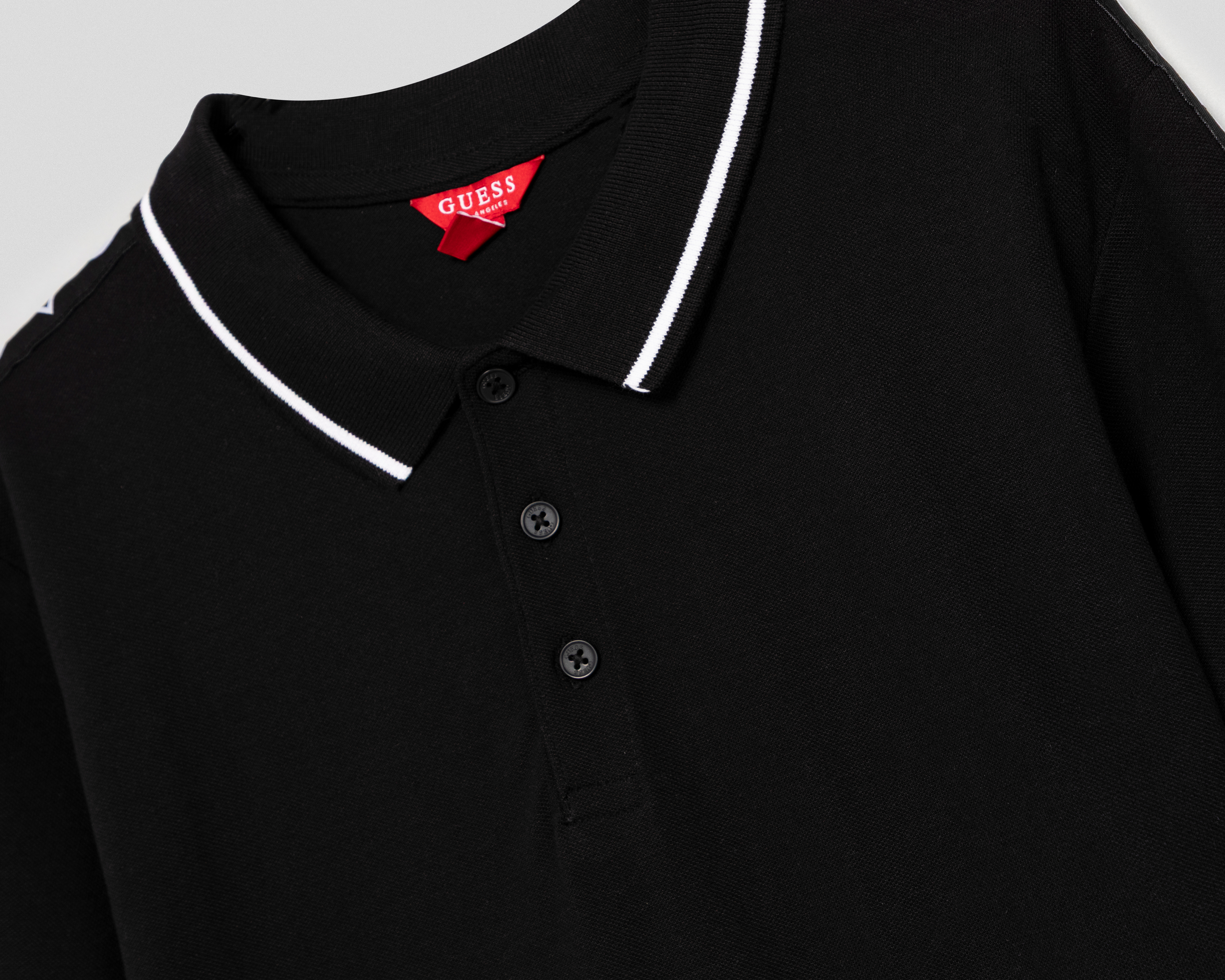 Foto 3 | Foto 3 | Playera Polo Guess Negra para Hombre