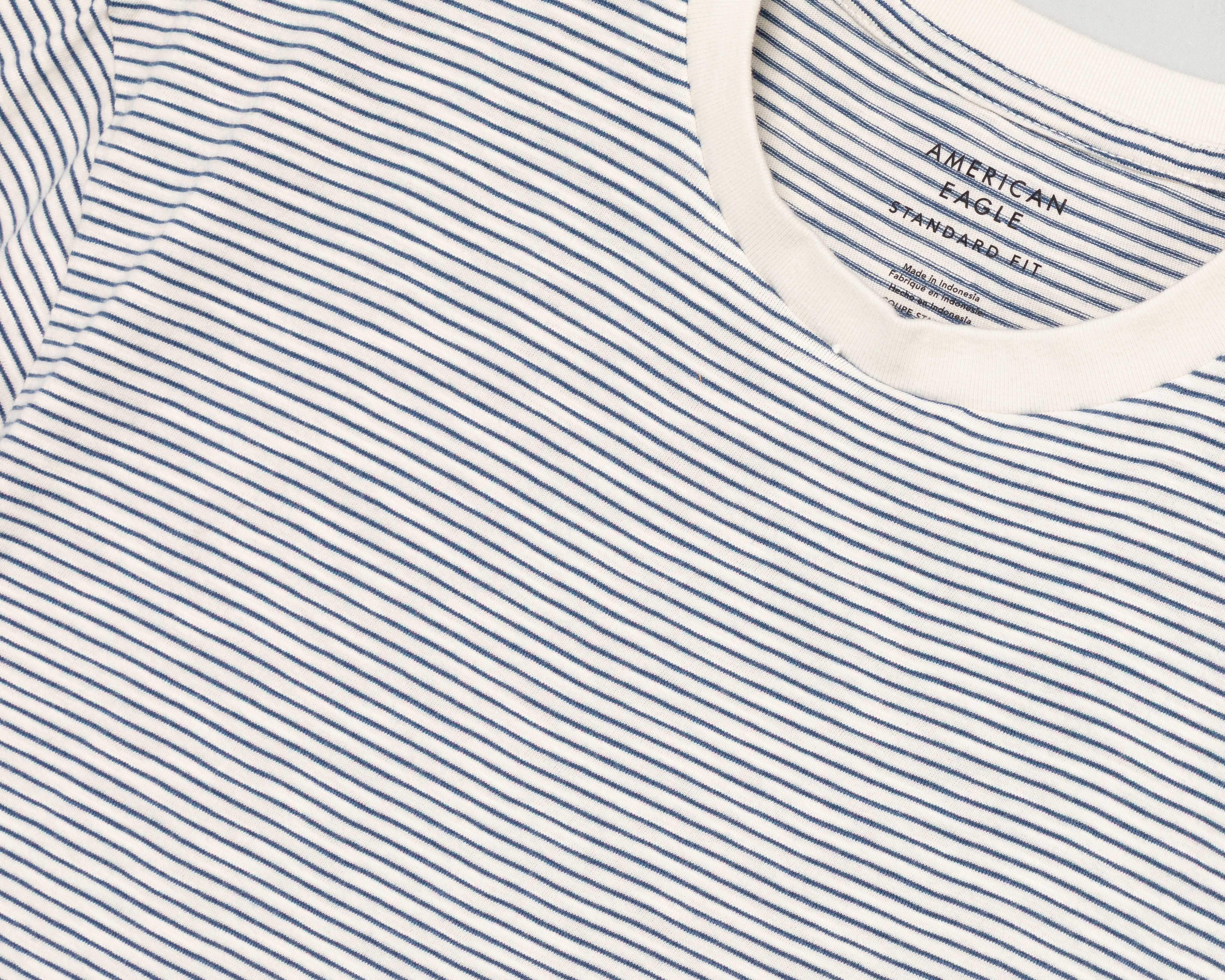 Foto 4 pulgar | Foto 3 | Playera de Cuello Redondo Beige American Eagle para Hombre