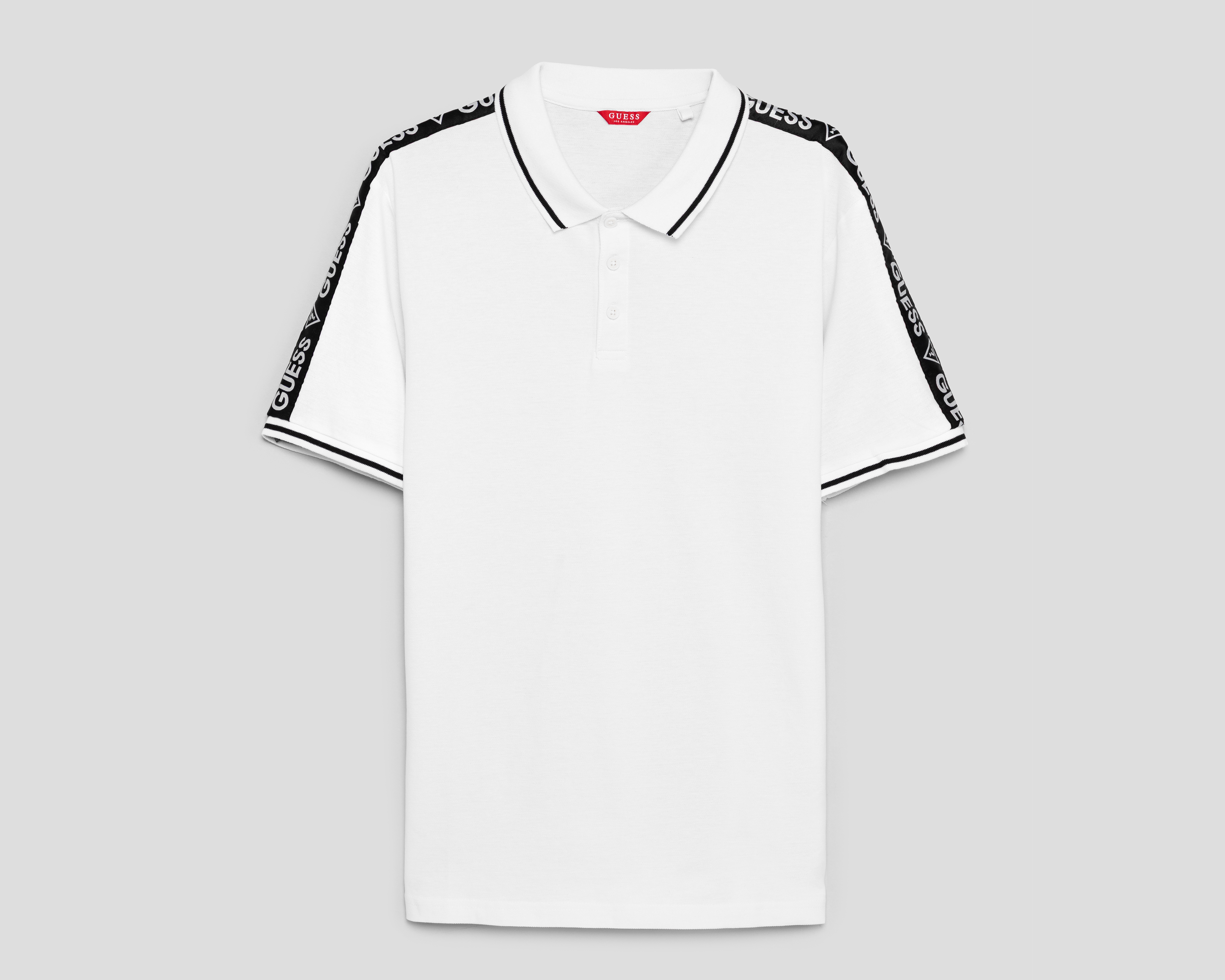 Playera Polo Guess Blanca para Hombre