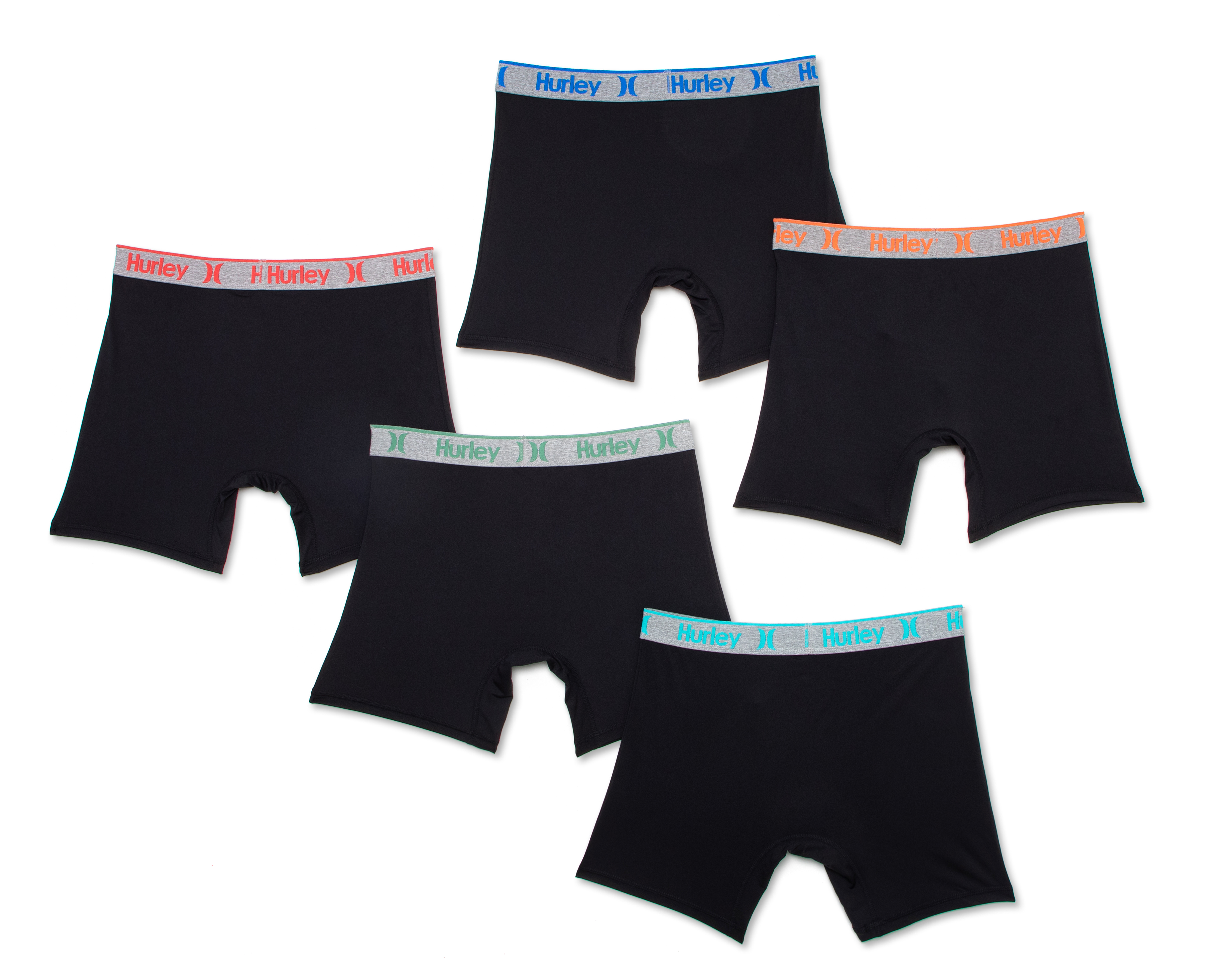 Foto 3 pulgar | Foto 2 | Bóxer Corto Hurley para Hombre 5 Piezas