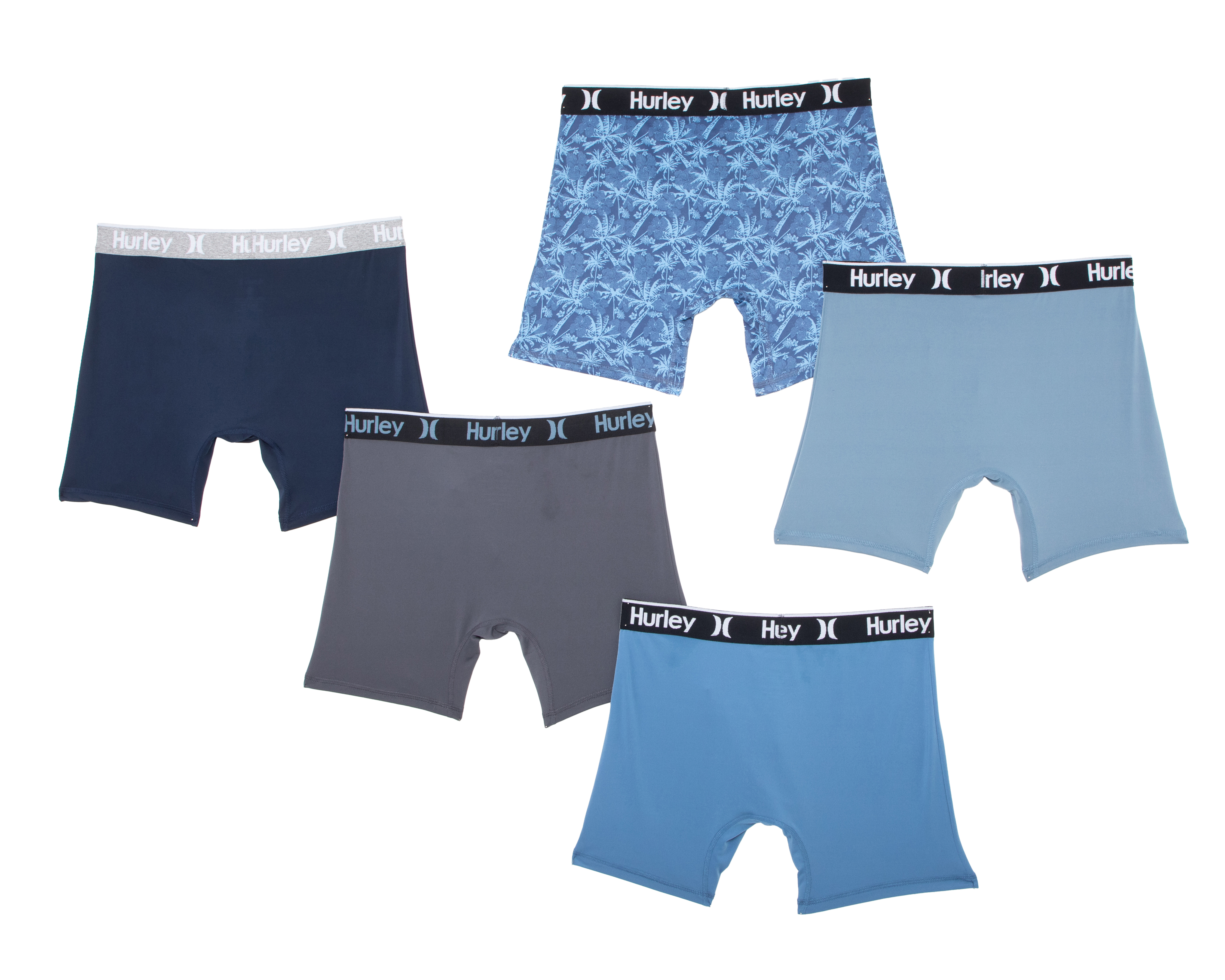 Foto 2 | Foto 2 | Bóxer Corto Hurley para Hombre 5 Piezas