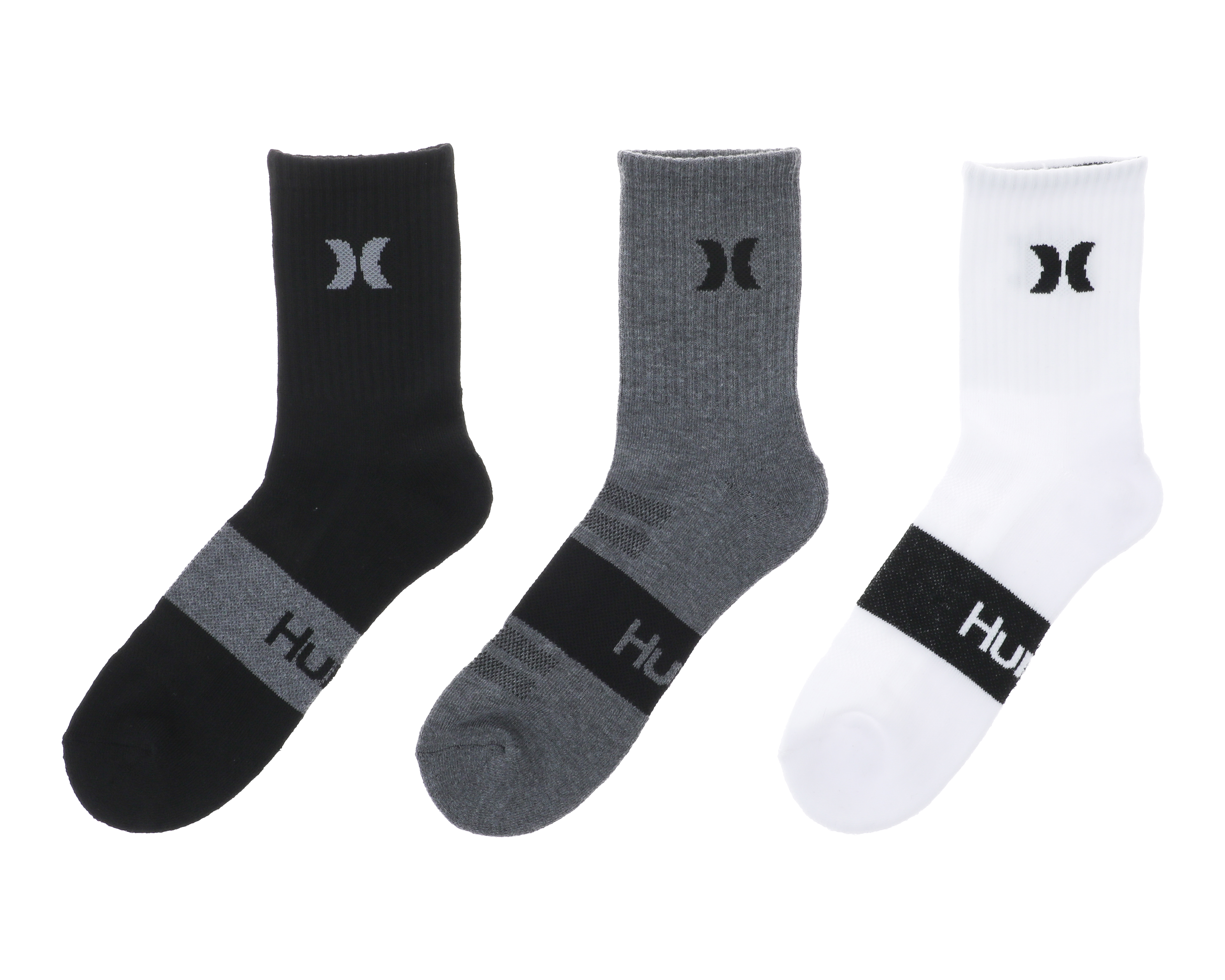 Calcetas Deportivas Hurley para Hombre 3 Pares