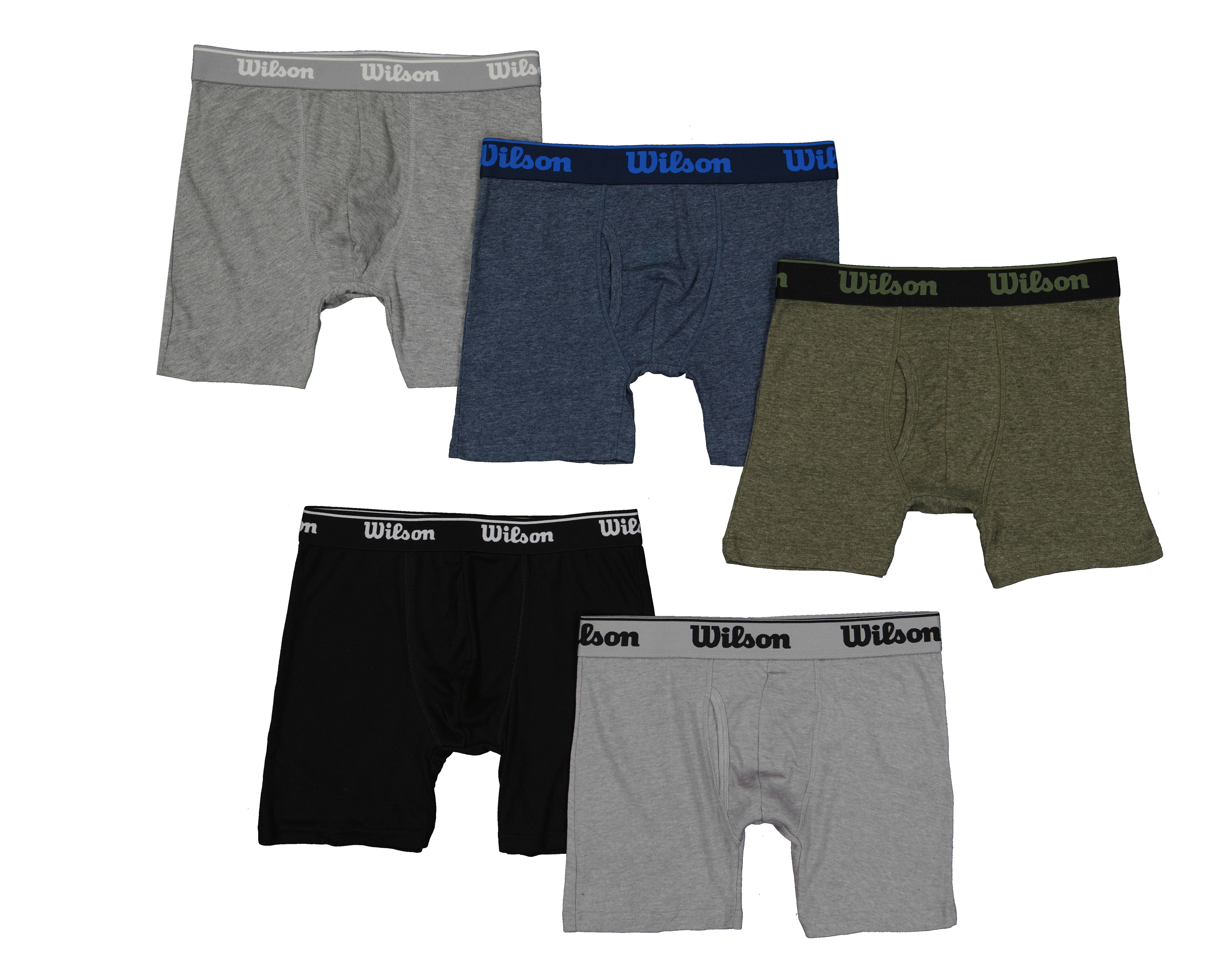 Foto 2 pulgar | Foto 1 | Bóxer Corto Wilson para Hombre 5 Piezas