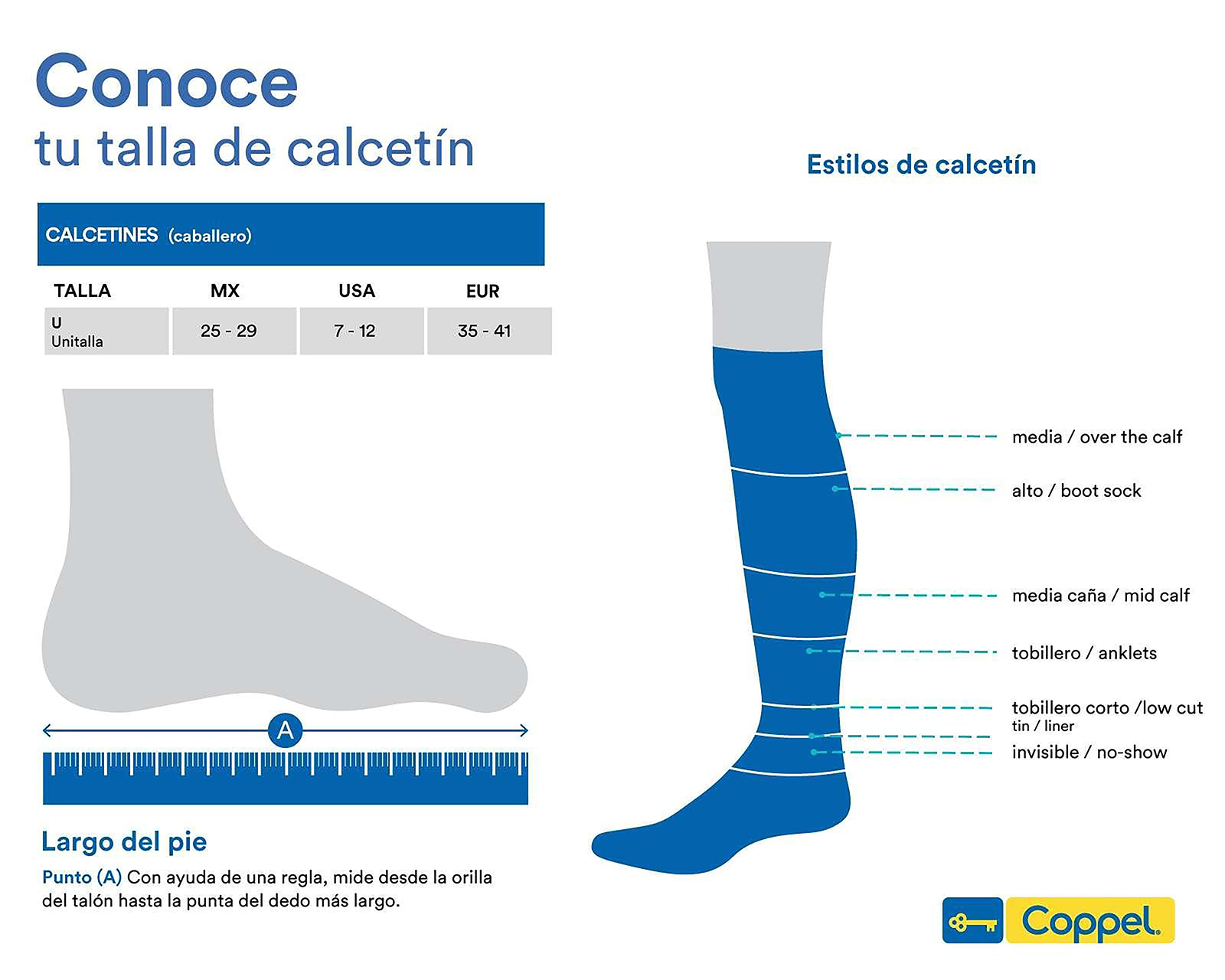 Foto 6 pulgar | Foto 5 | Calcetas Deportivas Wilson para Hombre 6 Pares
