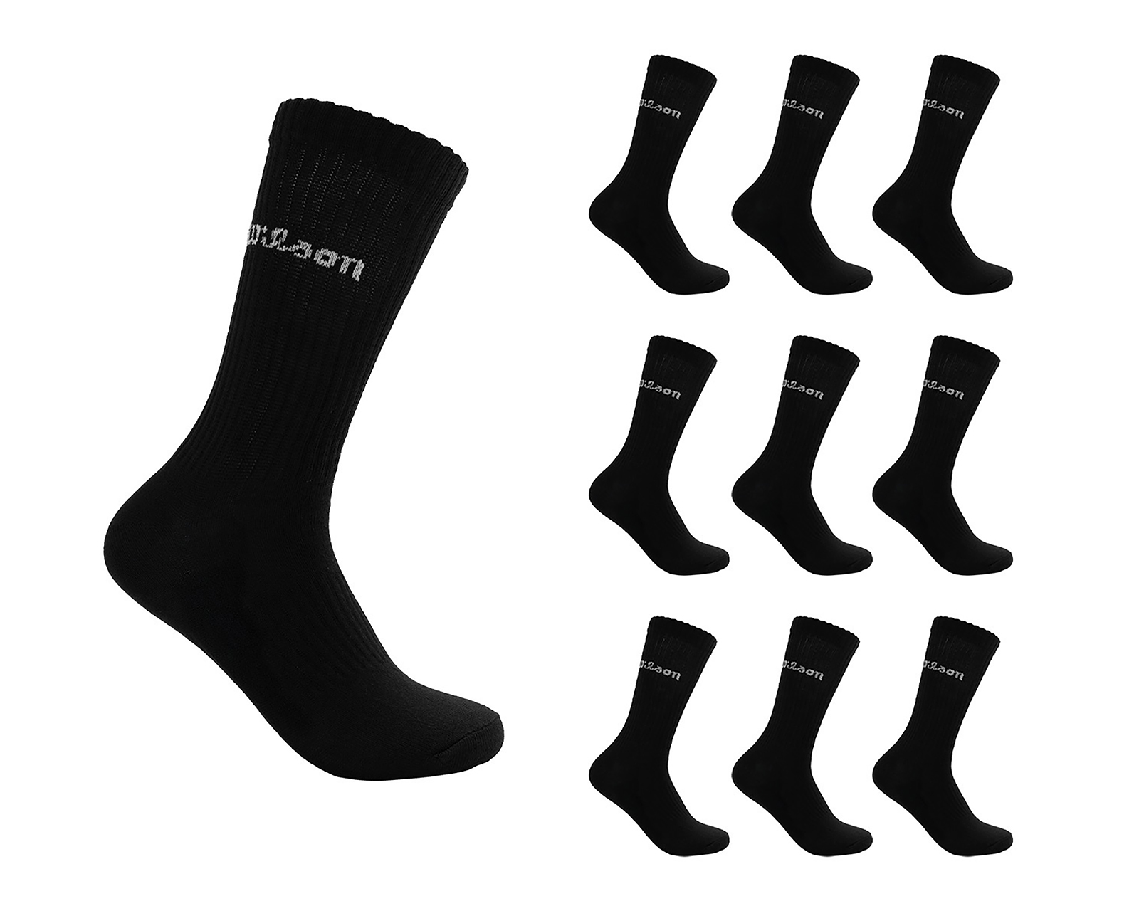 Calcetas Deportivas Wilson para Hombre 10 Pares