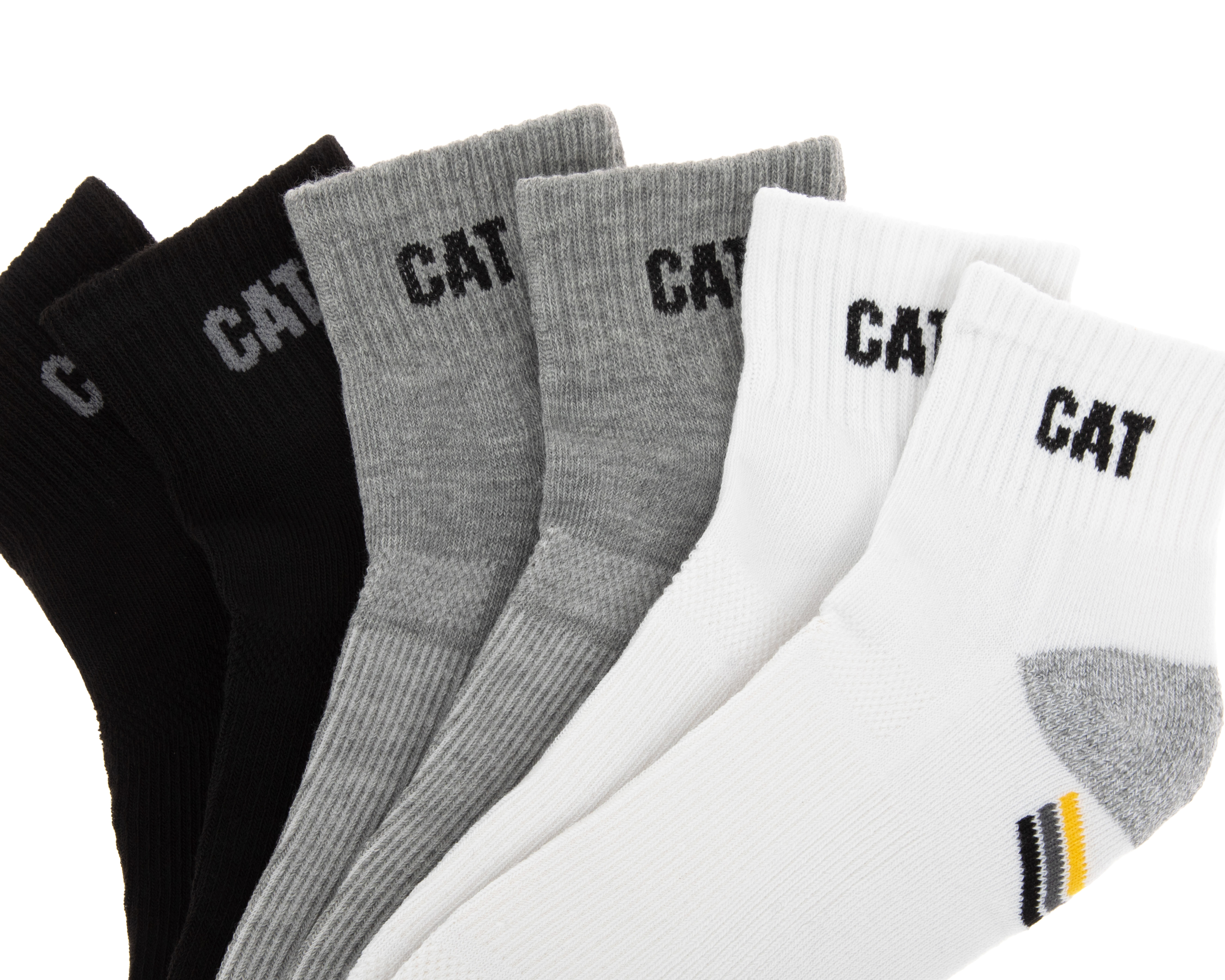 Foto 2 | Foto 2 | Calcetas Cortas CAT para Hombre 6 Pares