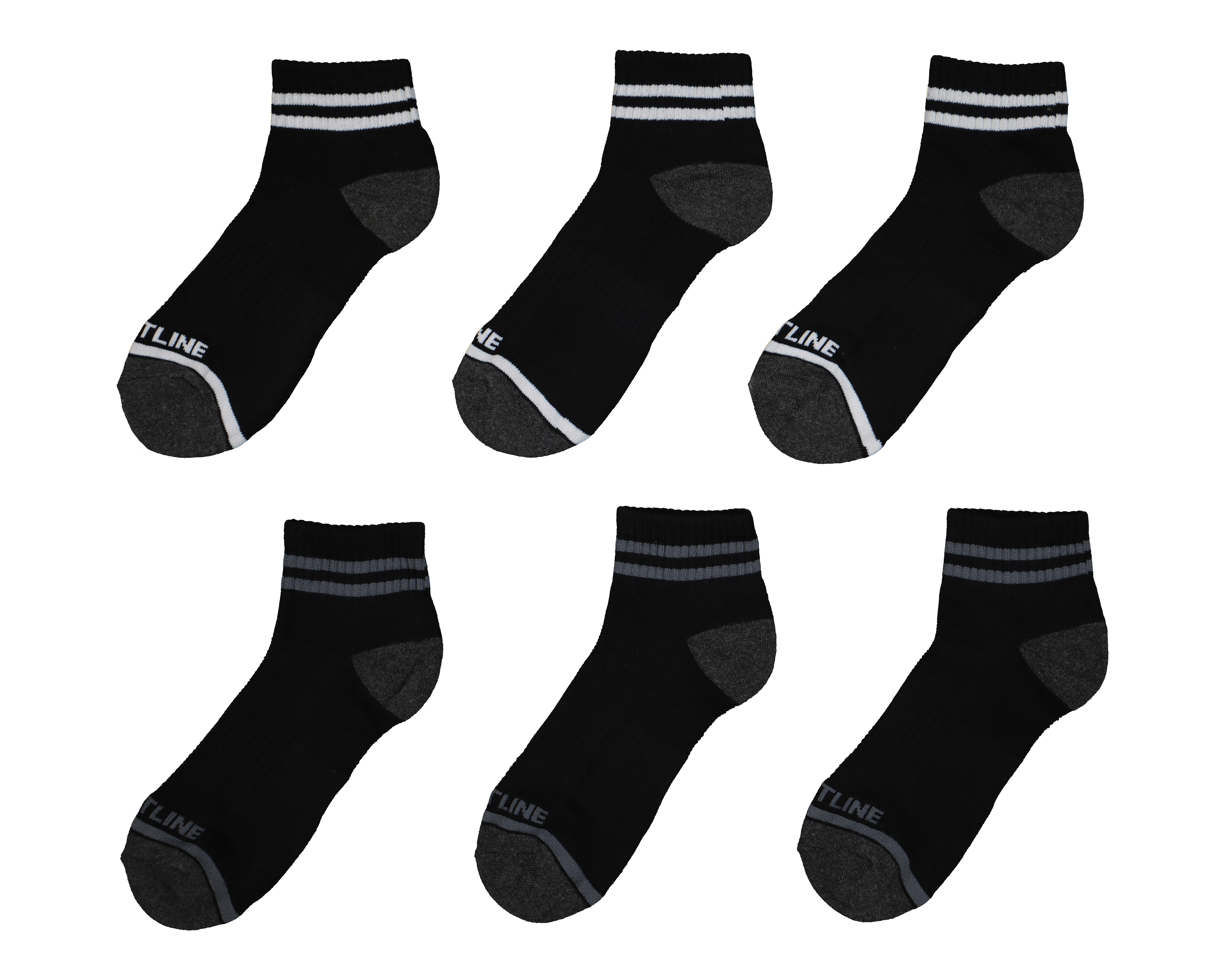 Foto 2 pulgar | Foto 1 | Calcetas Deportivas Sportline para Hombre 6 Pares