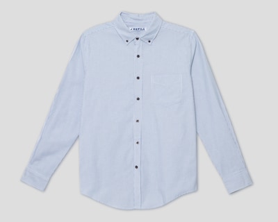 Foto 1 | Foto 1 | Camisa de Vestir Refill Manga Larga Cuello Americano para Hombre