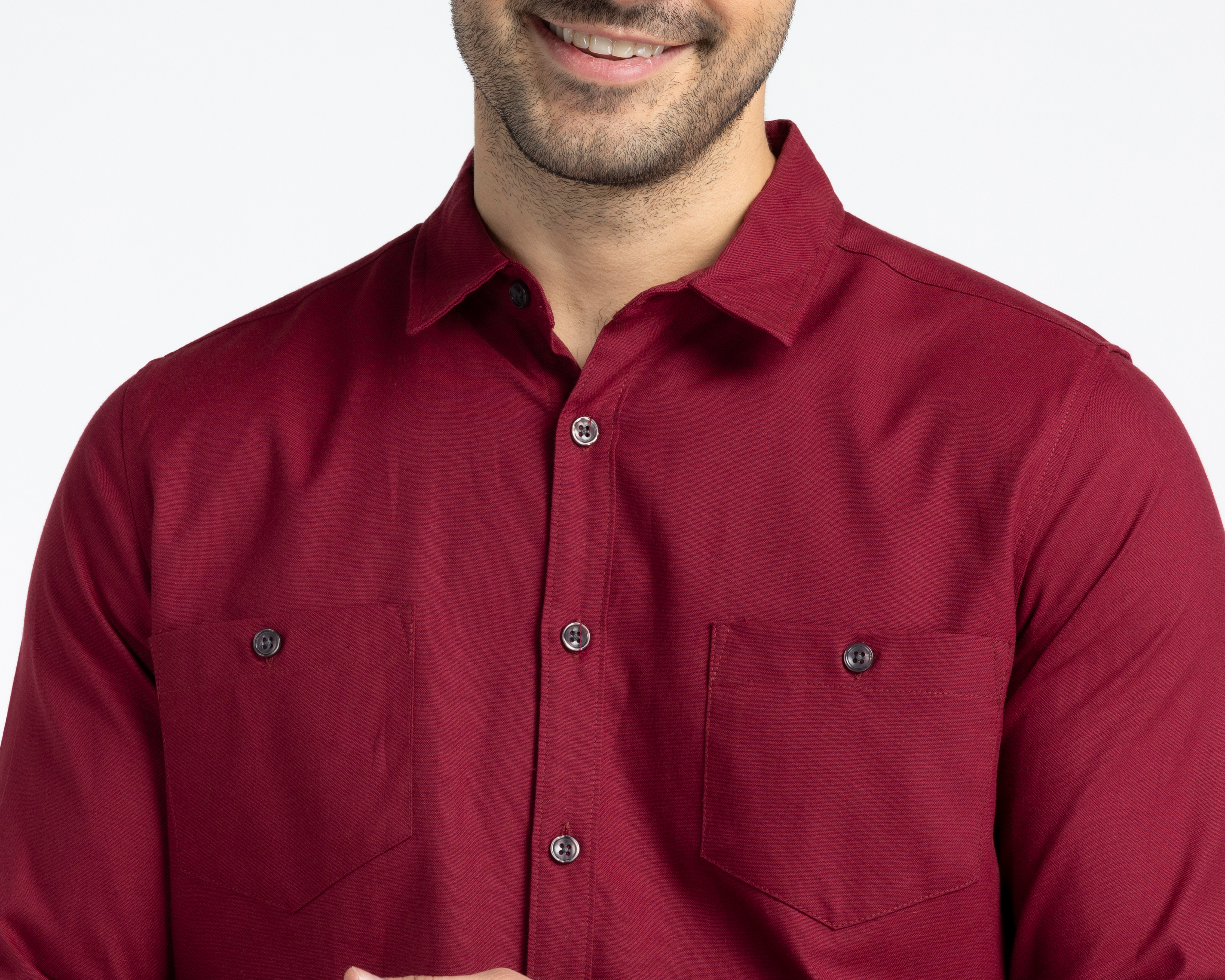 Foto 5 pulgar | Foto 4 | Camisa Casual Refill Regular Fit Liso para Hombre