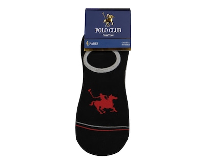 Foto 3 | Foto 3 | Calcetas Invisibles York Team Polo Club para Hombre 4 Pares