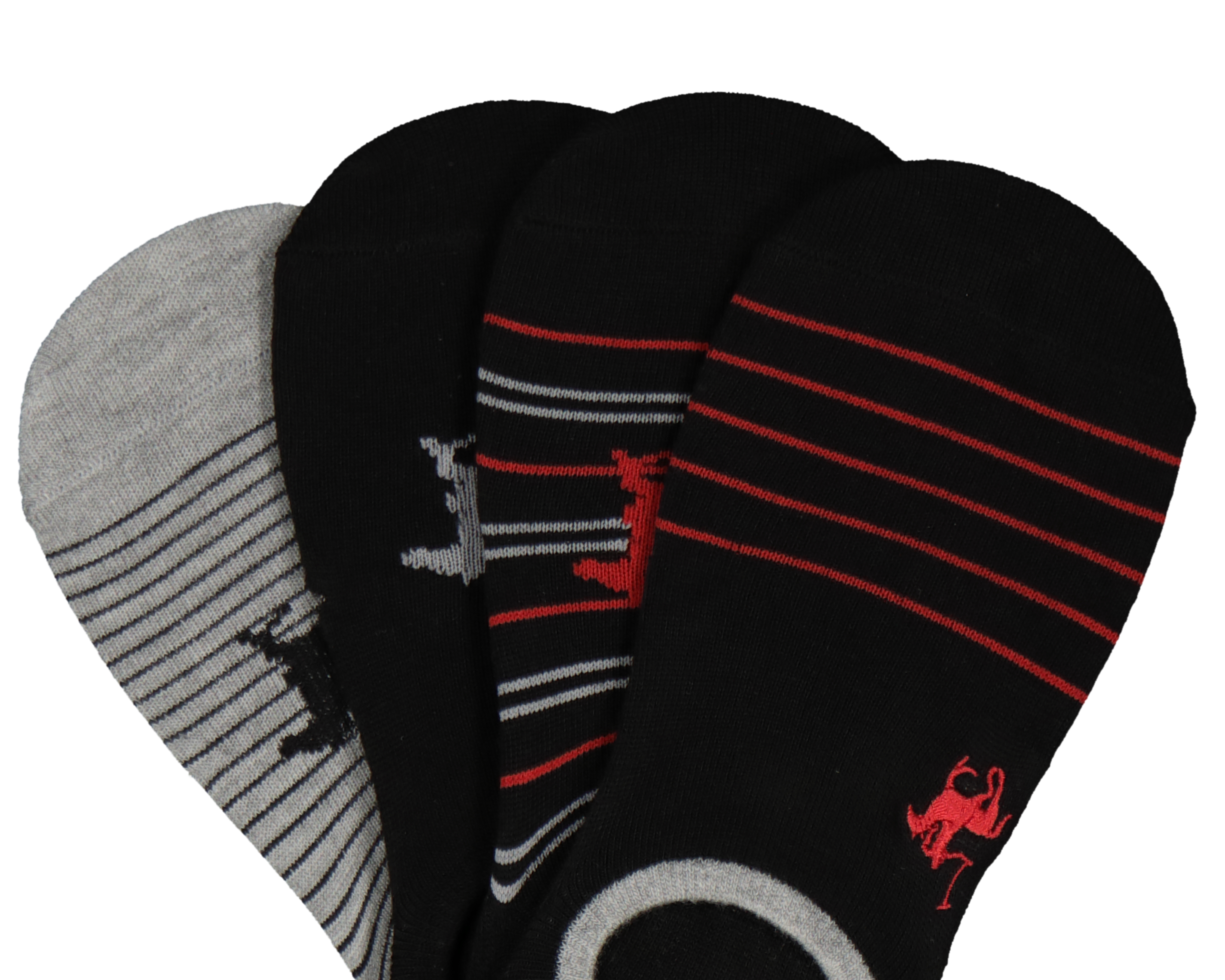 Foto 3 pulgar | Foto 2 | Calcetas Invisibles York Team Polo Club para Hombre 4 Pares