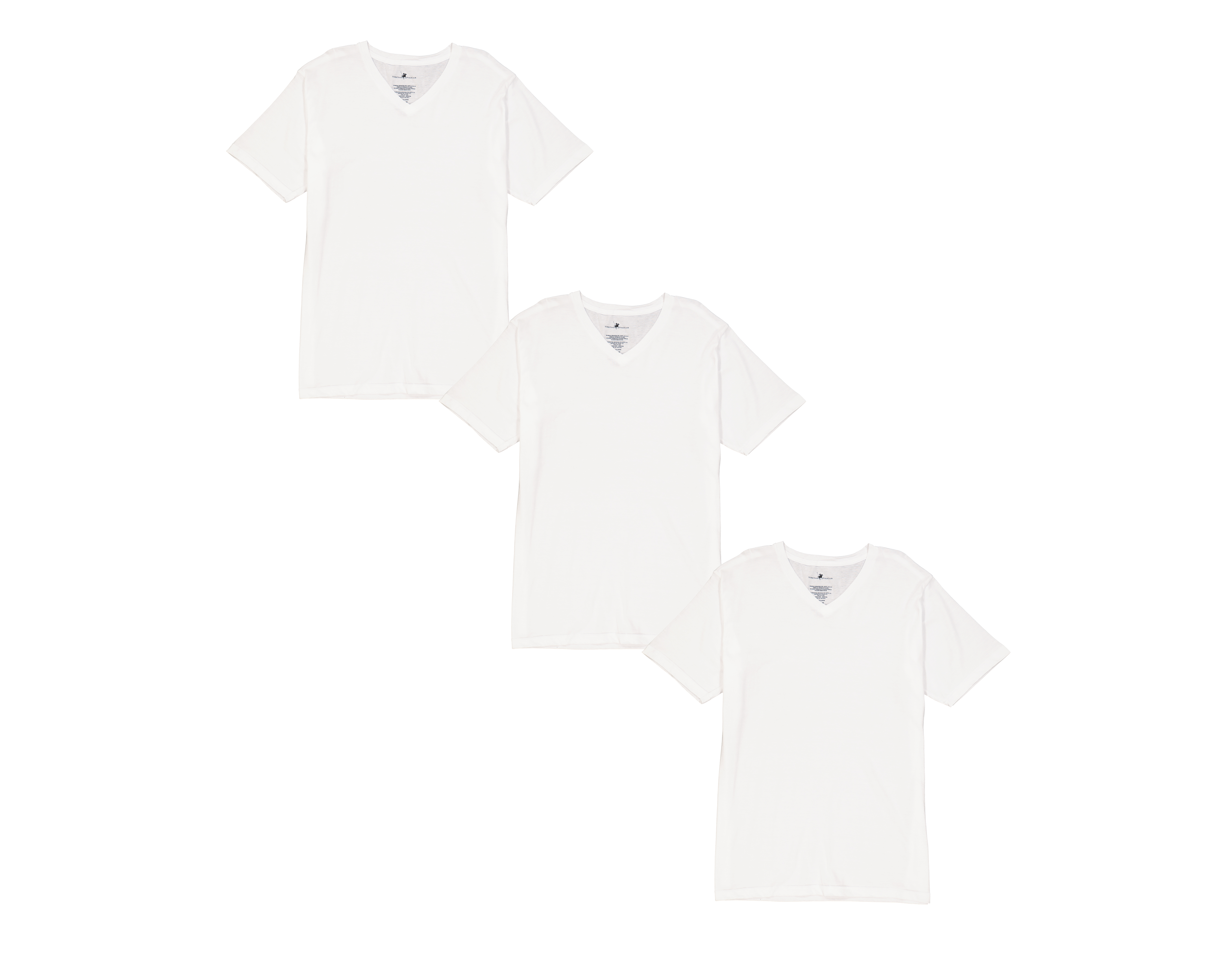 Camiseta Interior Cuello V York Team Polo Club 3 Piezas