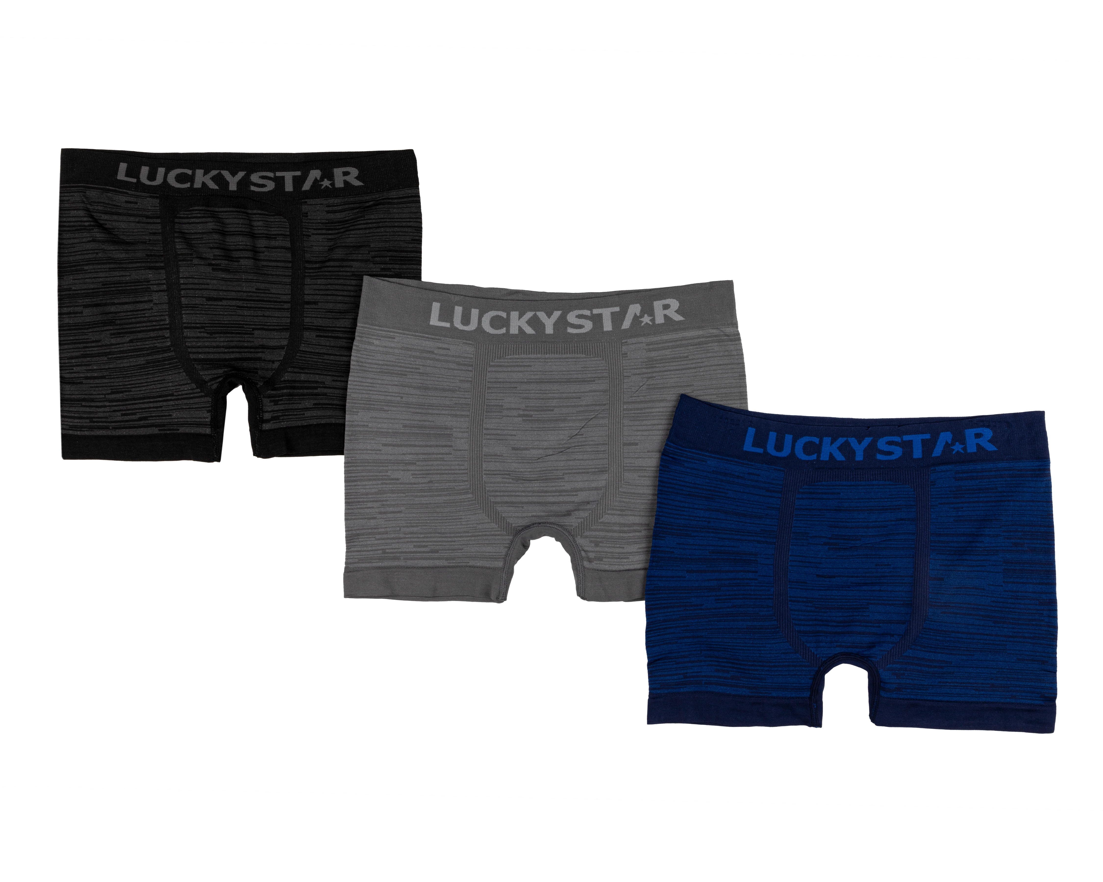 Bóxer Corto Lucky Star 3 Piezas