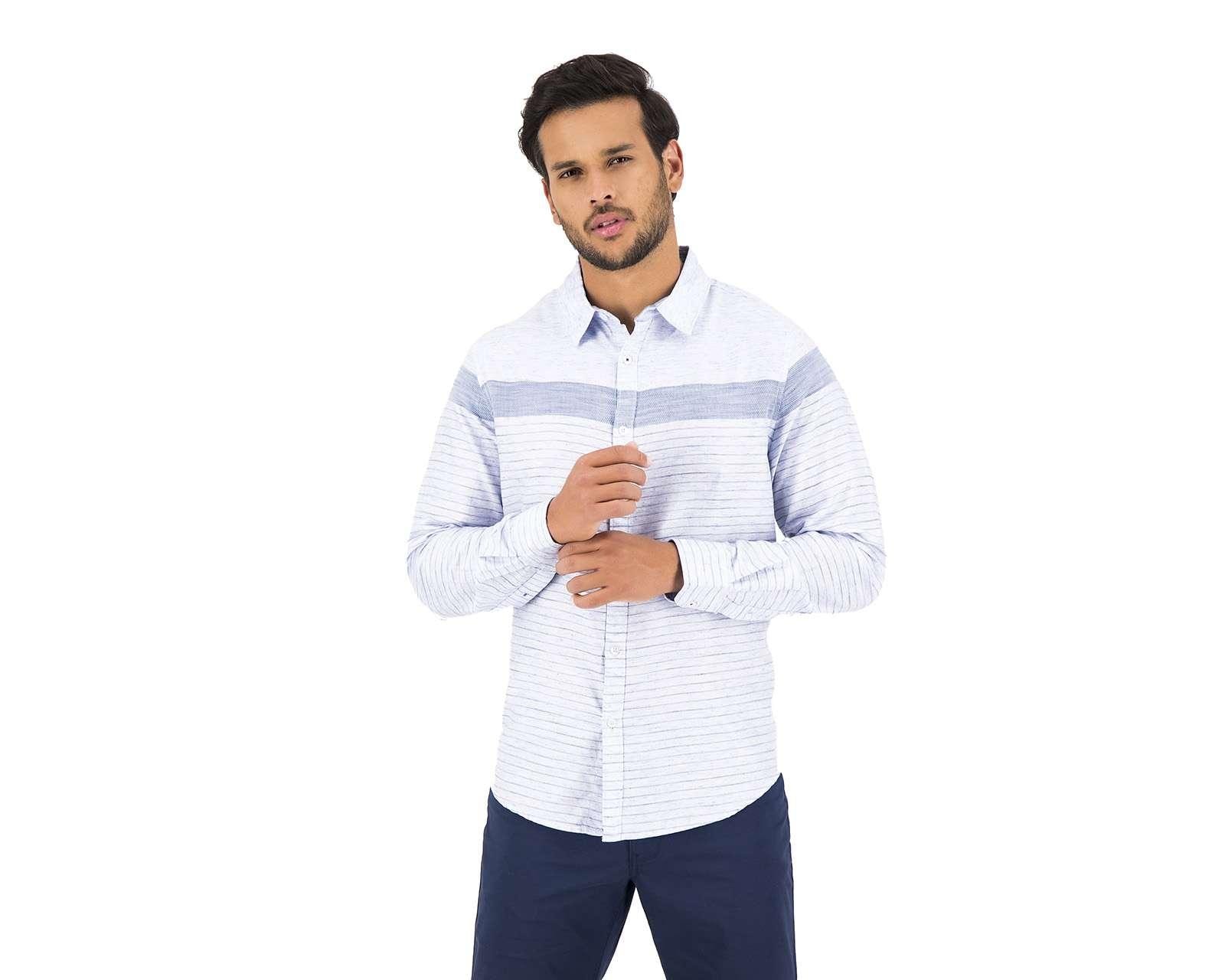 Camisa de Moda Refill a Rayas