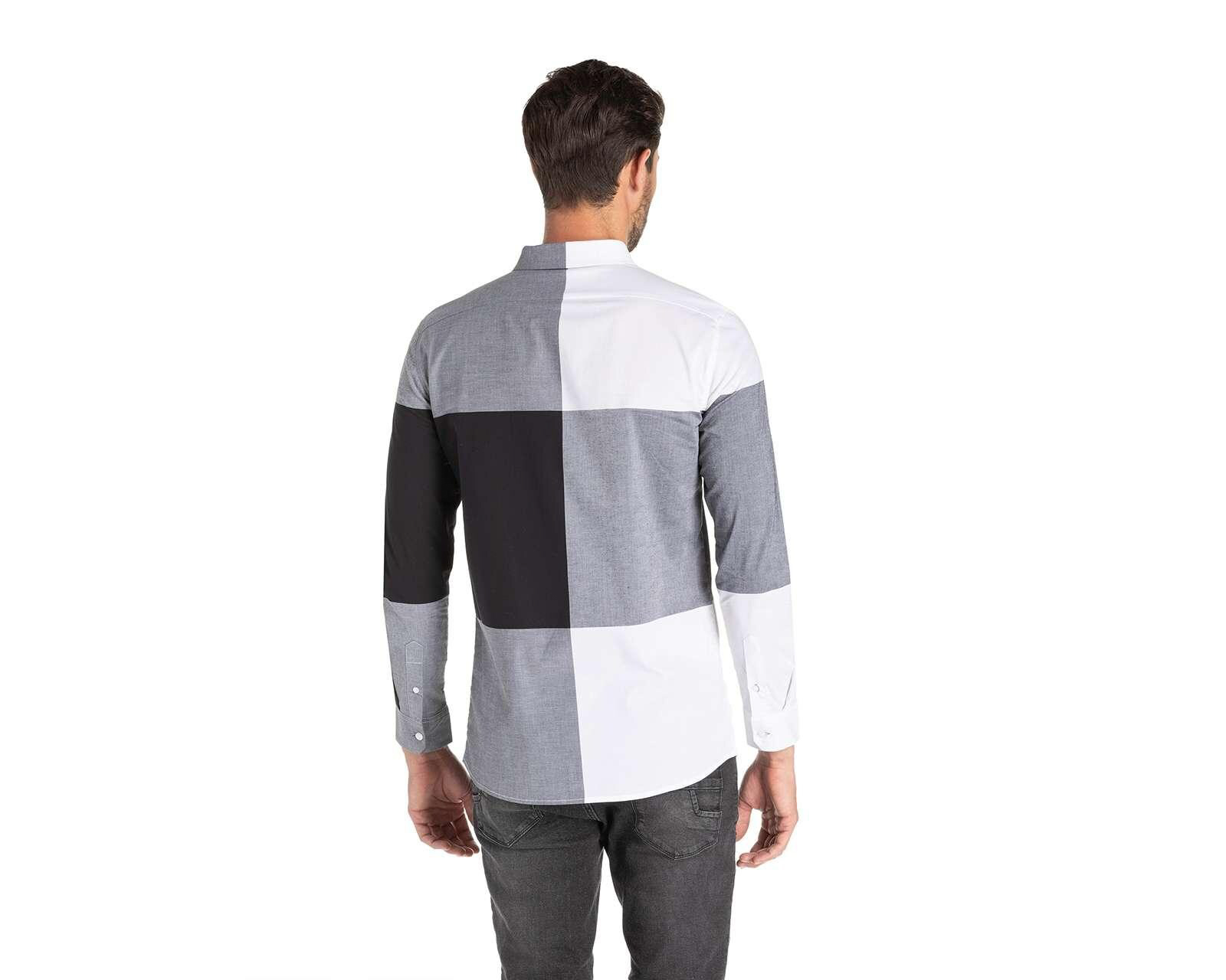 Foto 3 pulgar | Foto 2 | Camisa Casual Refill a Cuadros