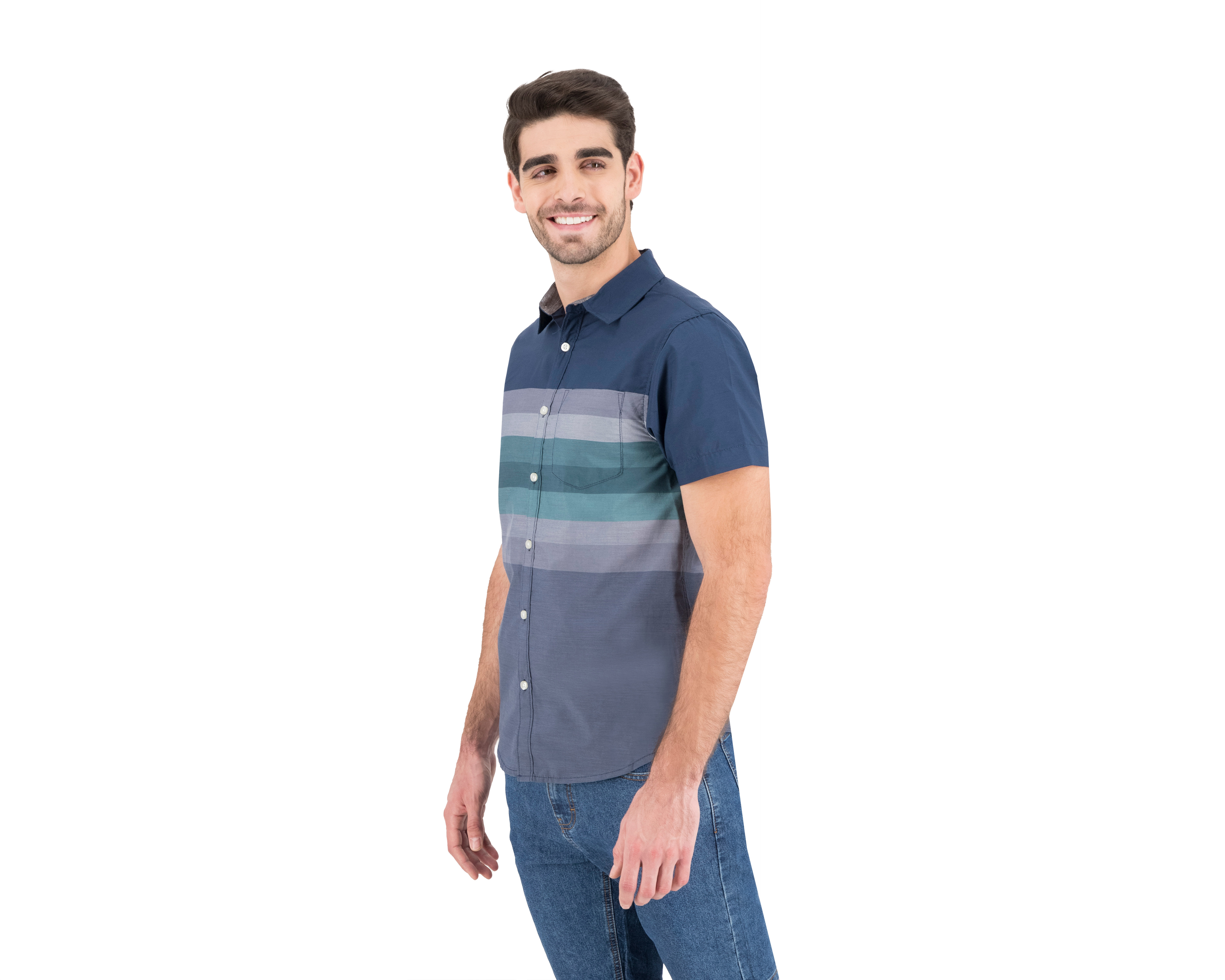 Foto 1 | Foto 1 | Camisa de Moda Refill Regular Fit a Rayas