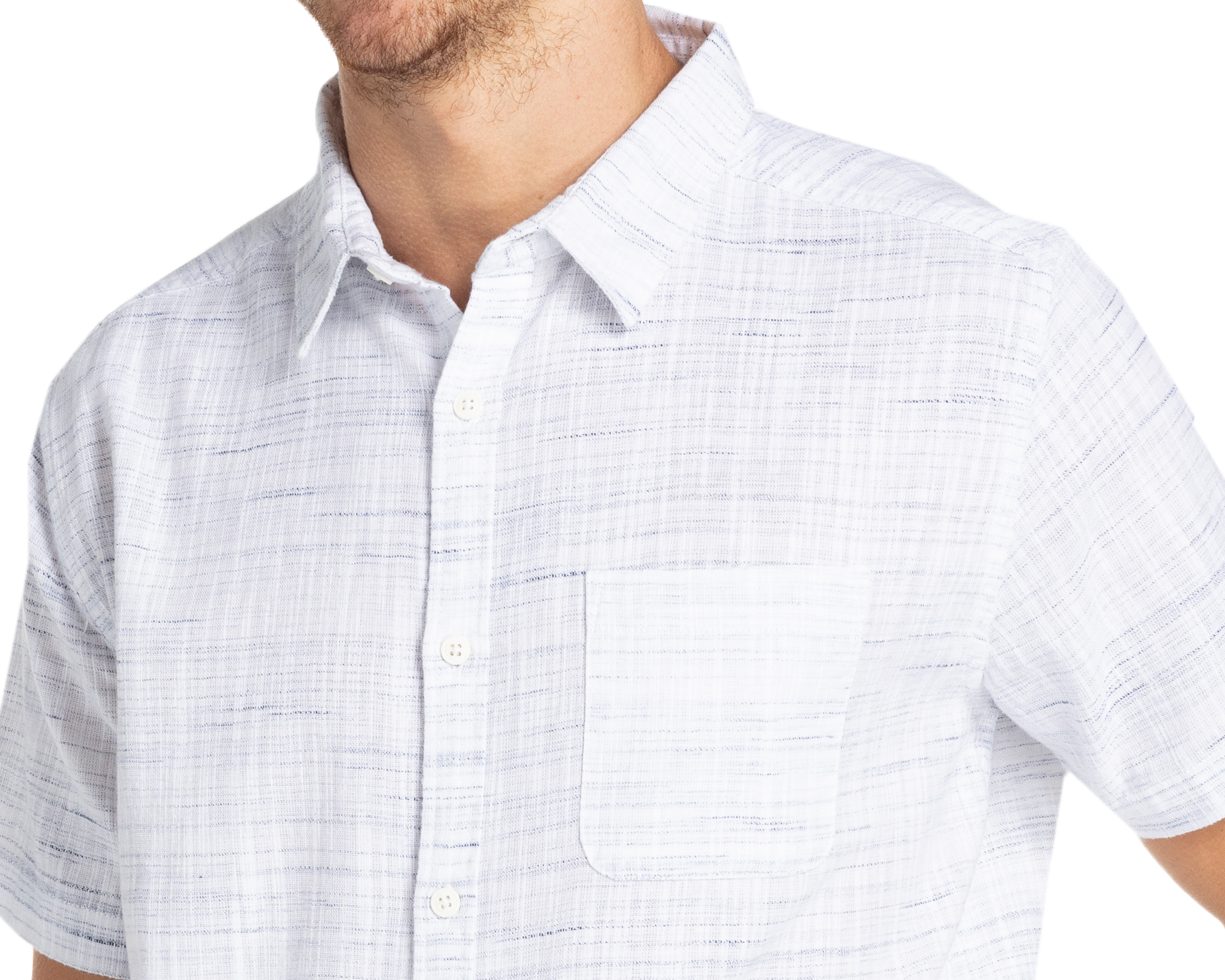 Foto 4 pulgar | Foto 3 | Camisa de Moda Porto Sur Regular Fit Rayas