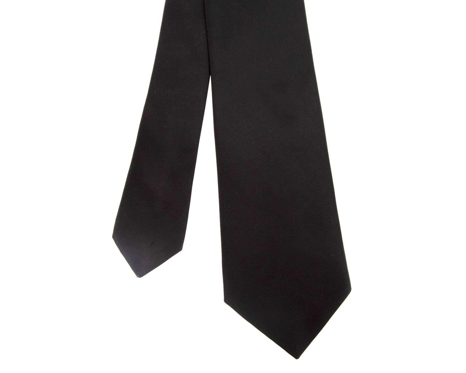Foto 4 pulgar | Foto 3 | Corbata Lisa Wall Street Negra