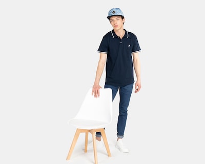 Foto 2 | Foto 2 | Playera Polo Refill Azul Marino para Hombre