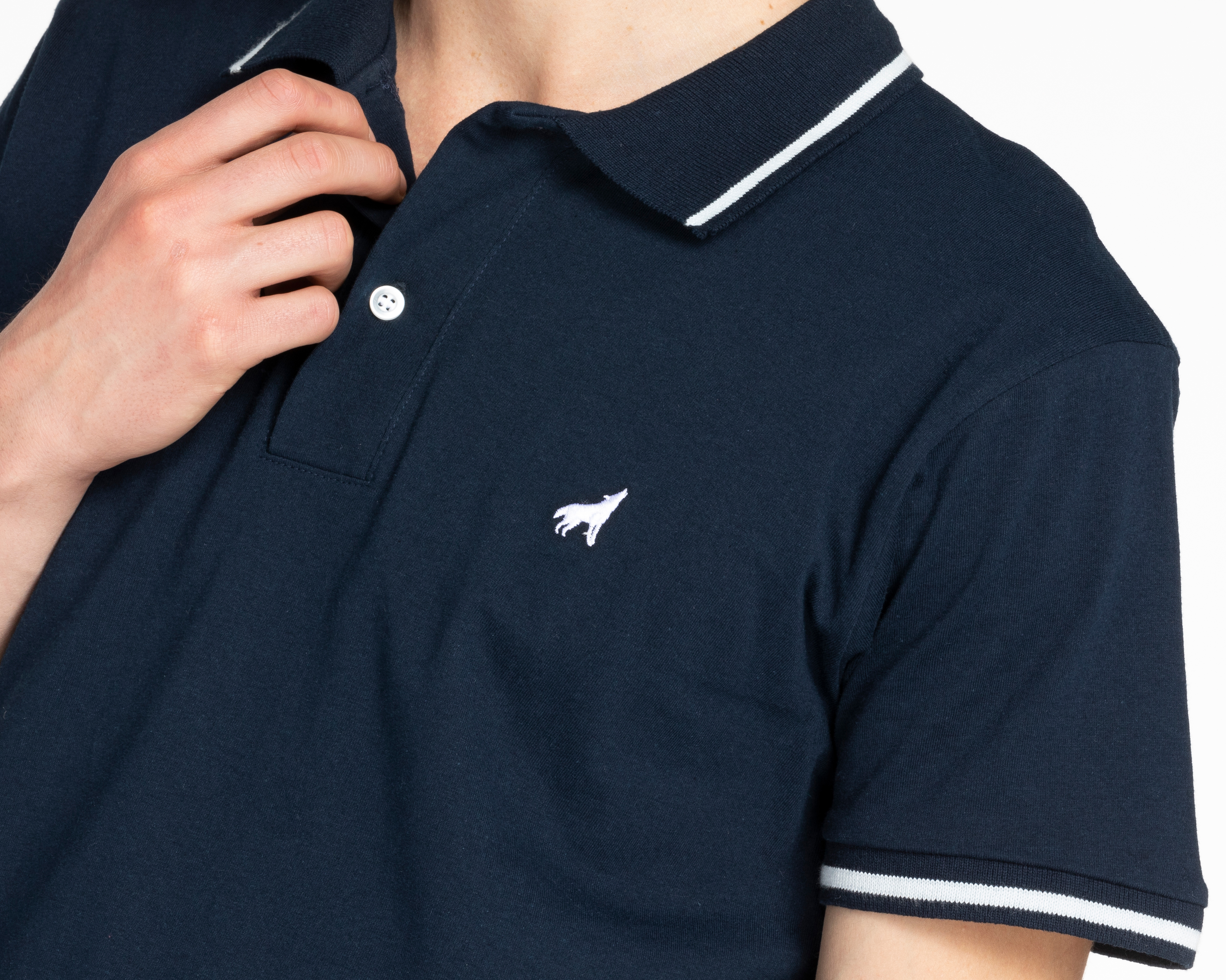 Foto 6 pulgar | Foto 5 | Playera Polo Refill Azul Marino para Hombre