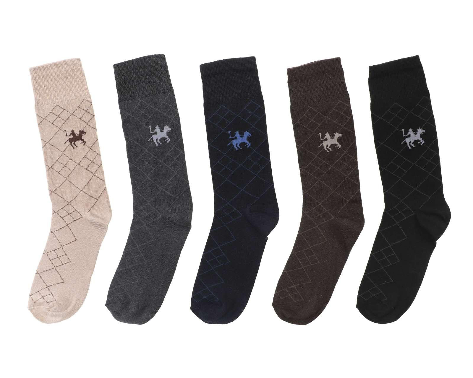 Foto 1 | Foto 1 | Calcetas de Vestir York Team Polo Club para Hombre 5 Pares