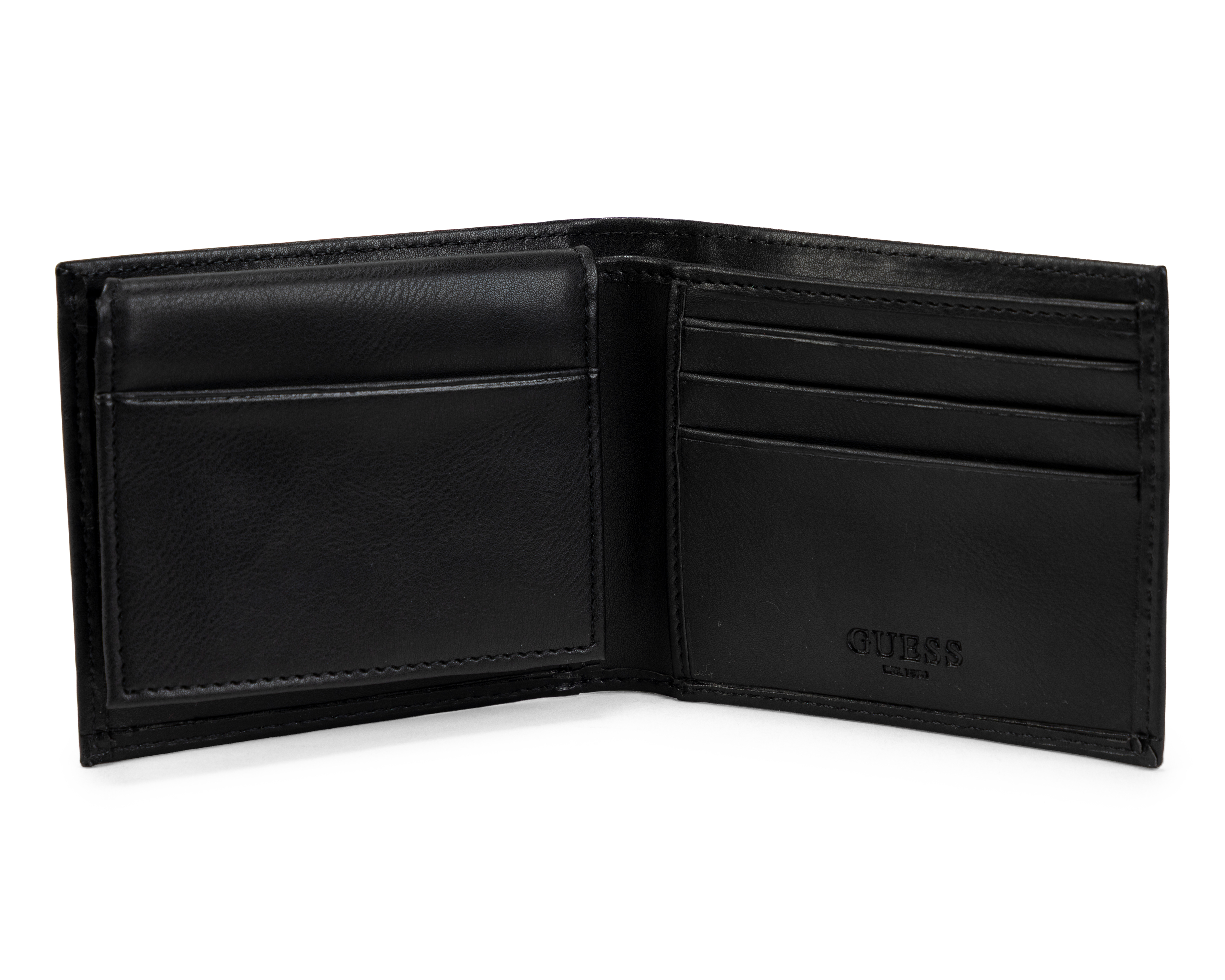 Foto 5 pulgar | Foto 4 | Cartera de Piel para Hombre Guess Smooth