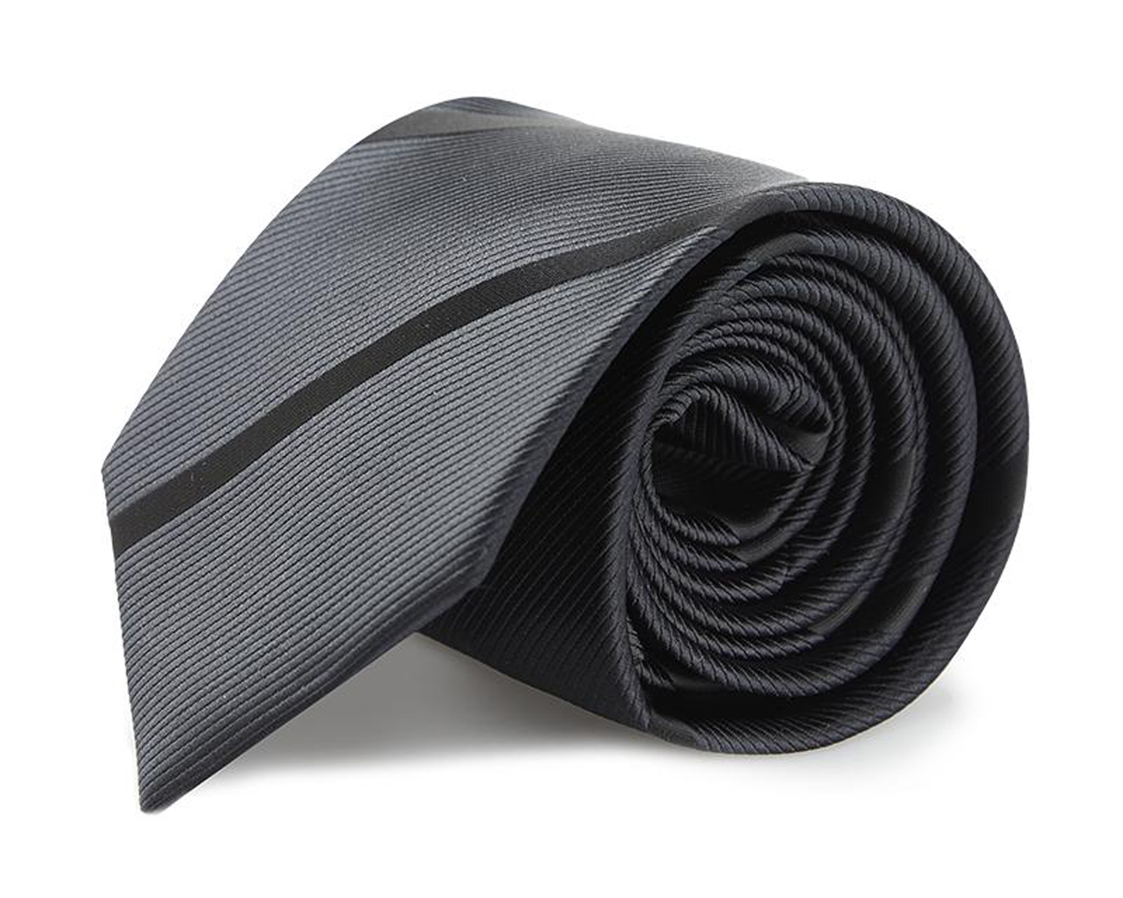 Foto 3 pulgar | Foto 2 | Corbata de Rayas Wall Street Negra