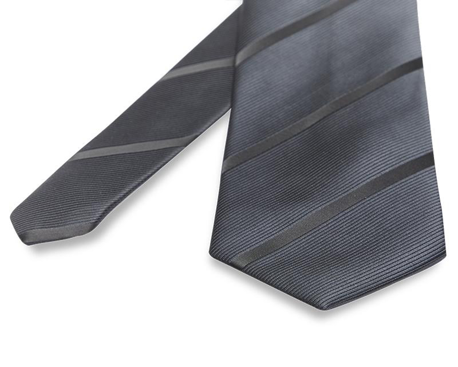 Foto 4 pulgar | Foto 3 | Corbata de Rayas Wall Street Negra