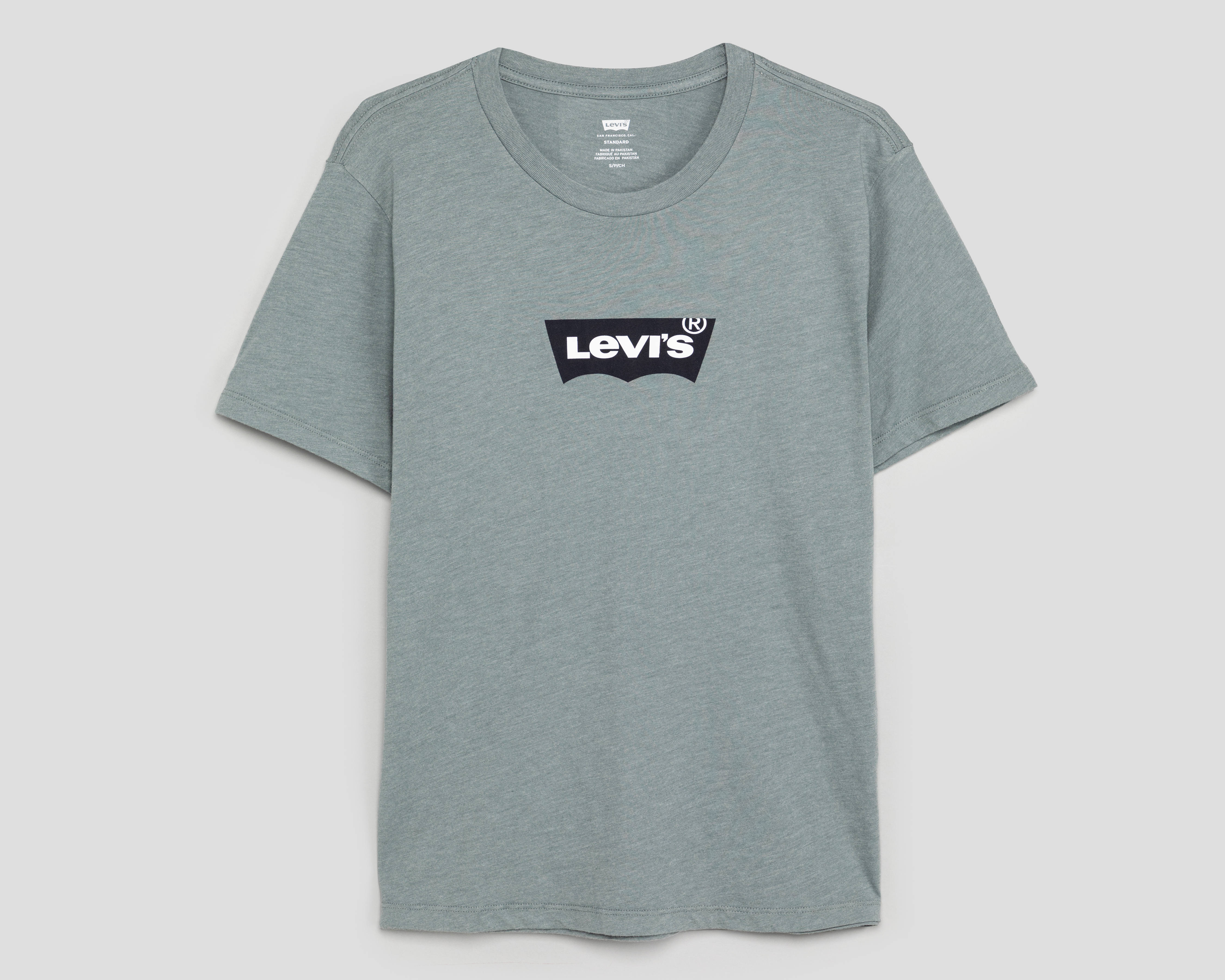 Playera de Cuello Redondo Gris Levi's para Hombre