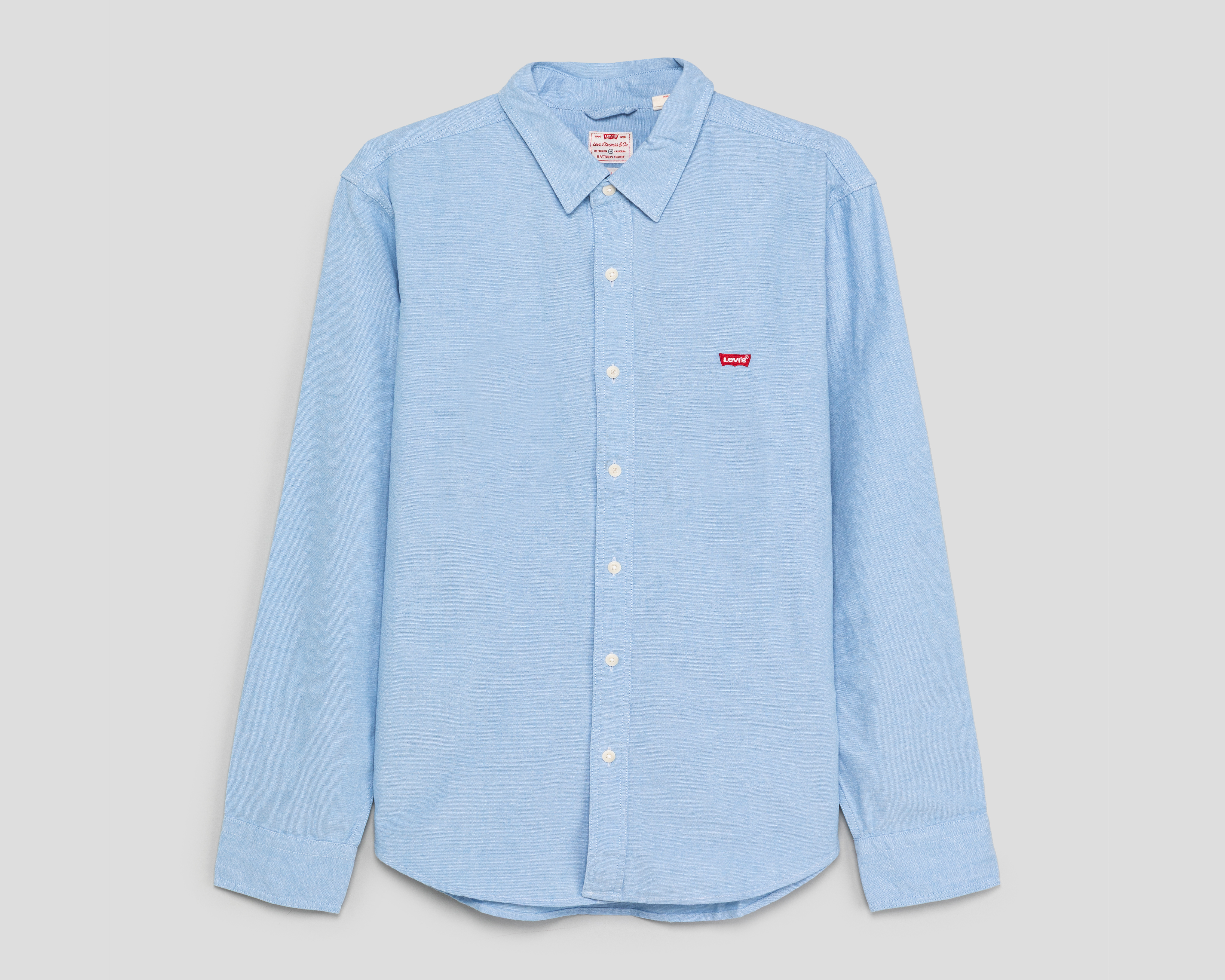 Camisa de Algodón Levi's Slim Fit Azul para Hombre