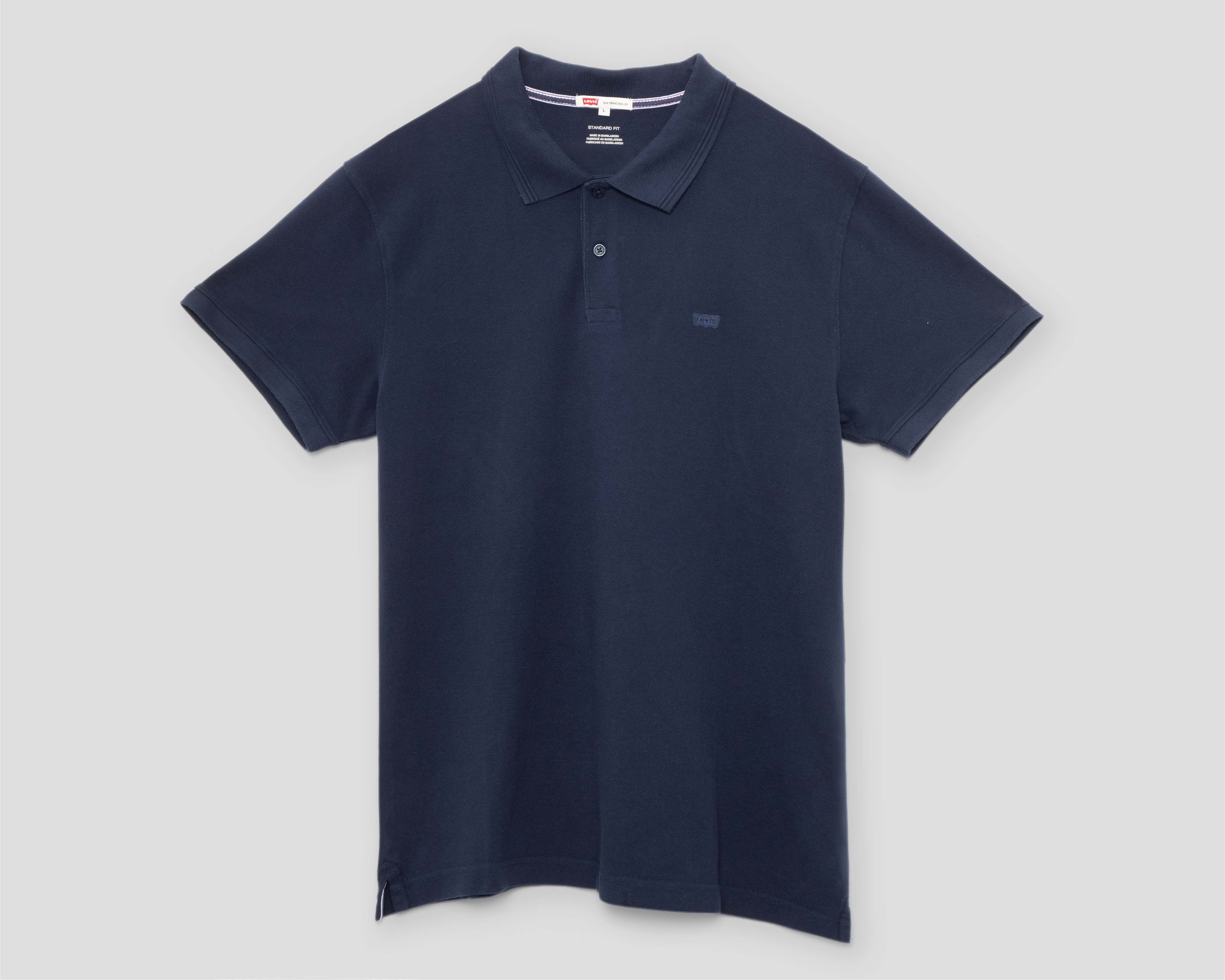 Foto 2 pulgar | Foto 1 | Playera Polo Levi's Azul para Hombre