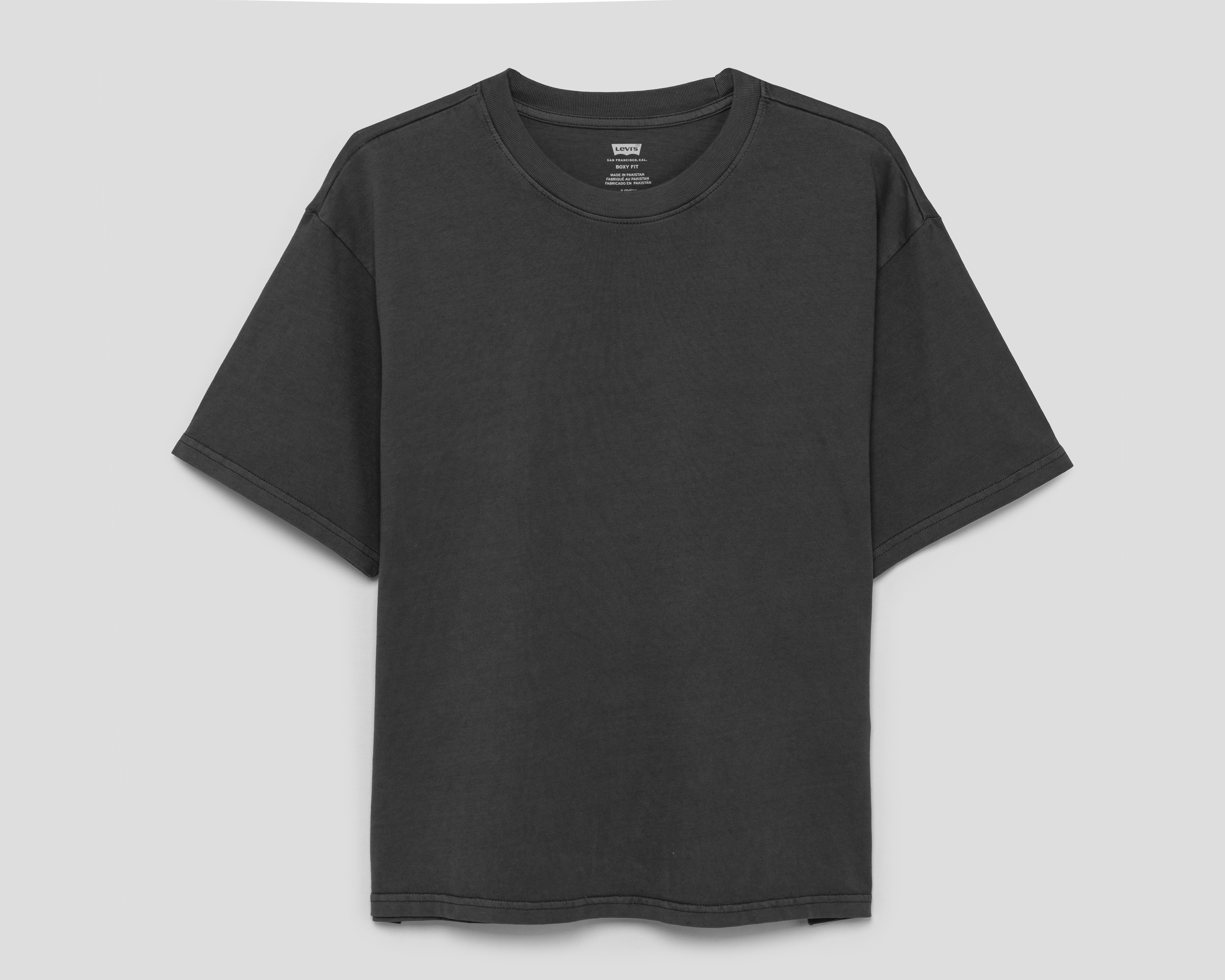 Playera de Cuello Redondo Negra Levi's para Hombre