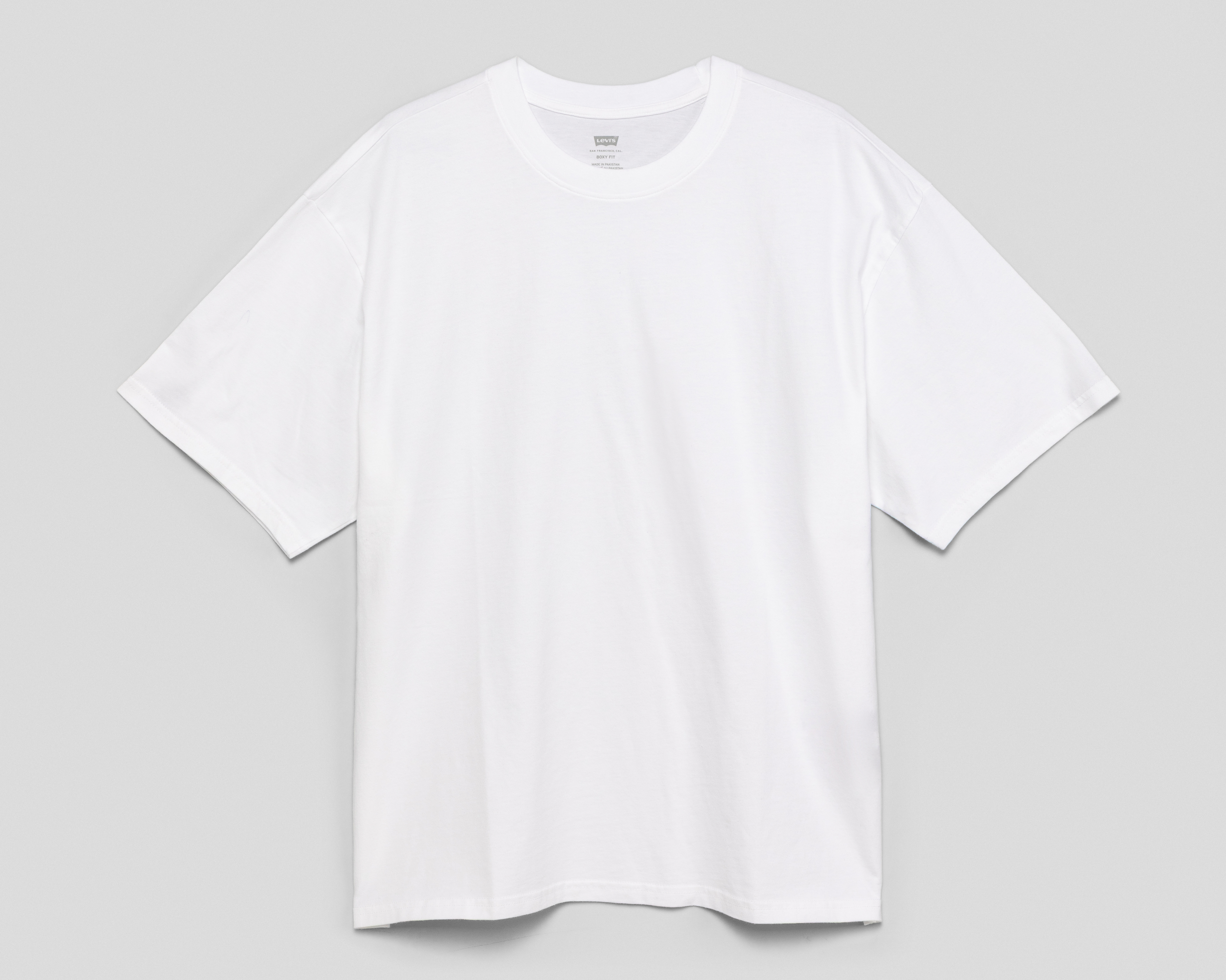 Playera de Cuello Redondo Blanca Levi's para Hombre