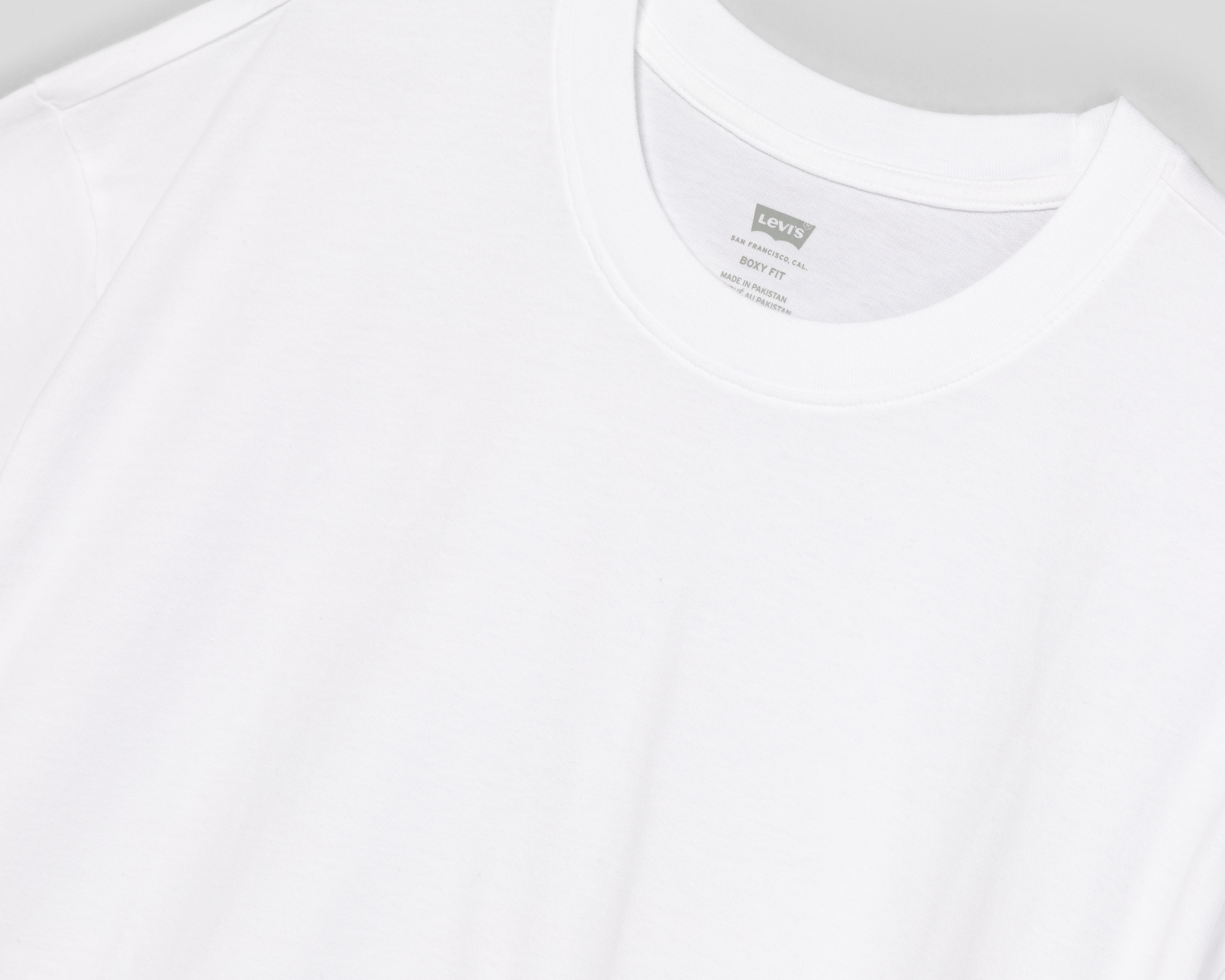 Foto 4 pulgar | Foto 3 | Playera de Cuello Redondo Blanca Levi's para Hombre