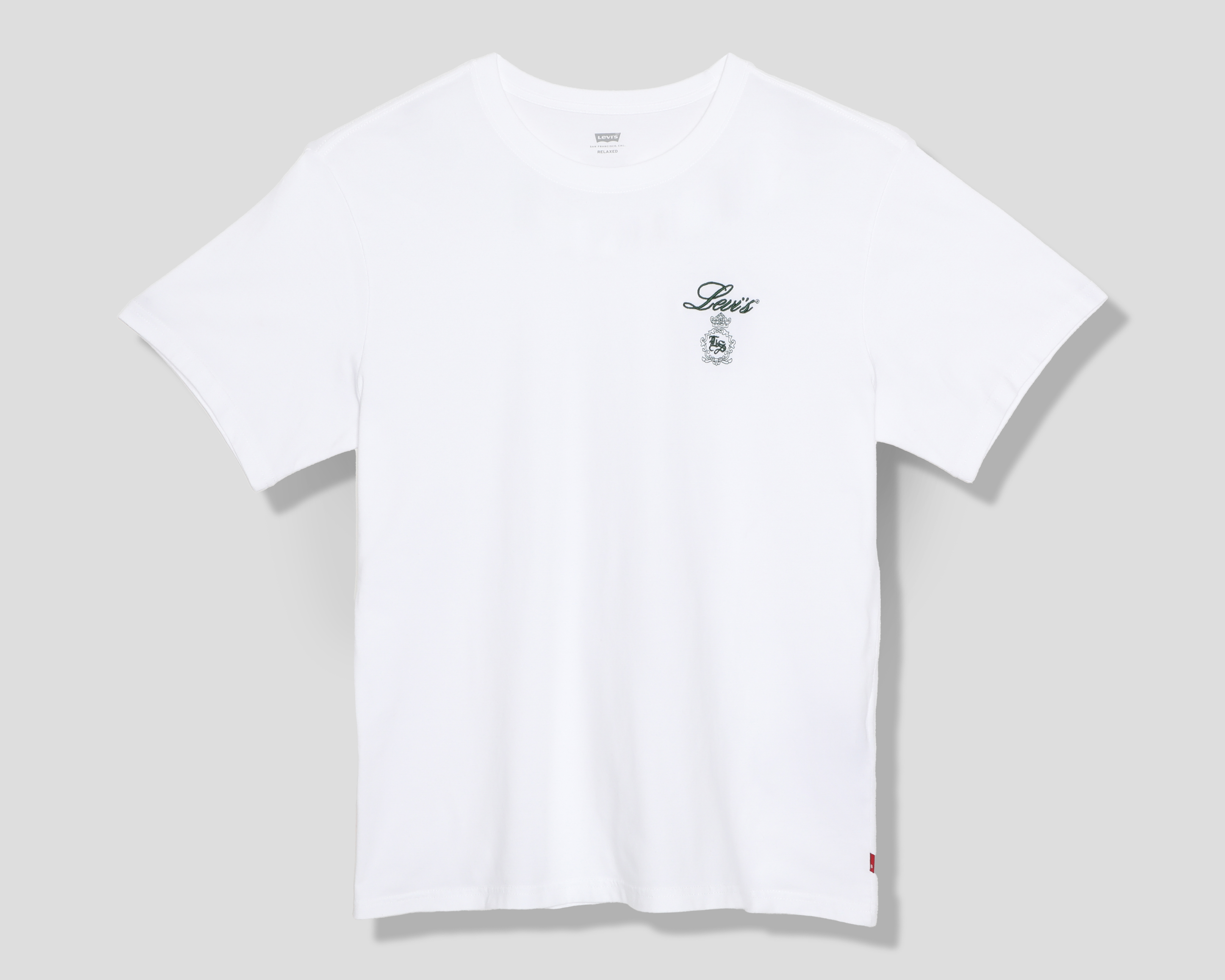 Playera de Cuello Redondo Blanca Levi's para Hombre